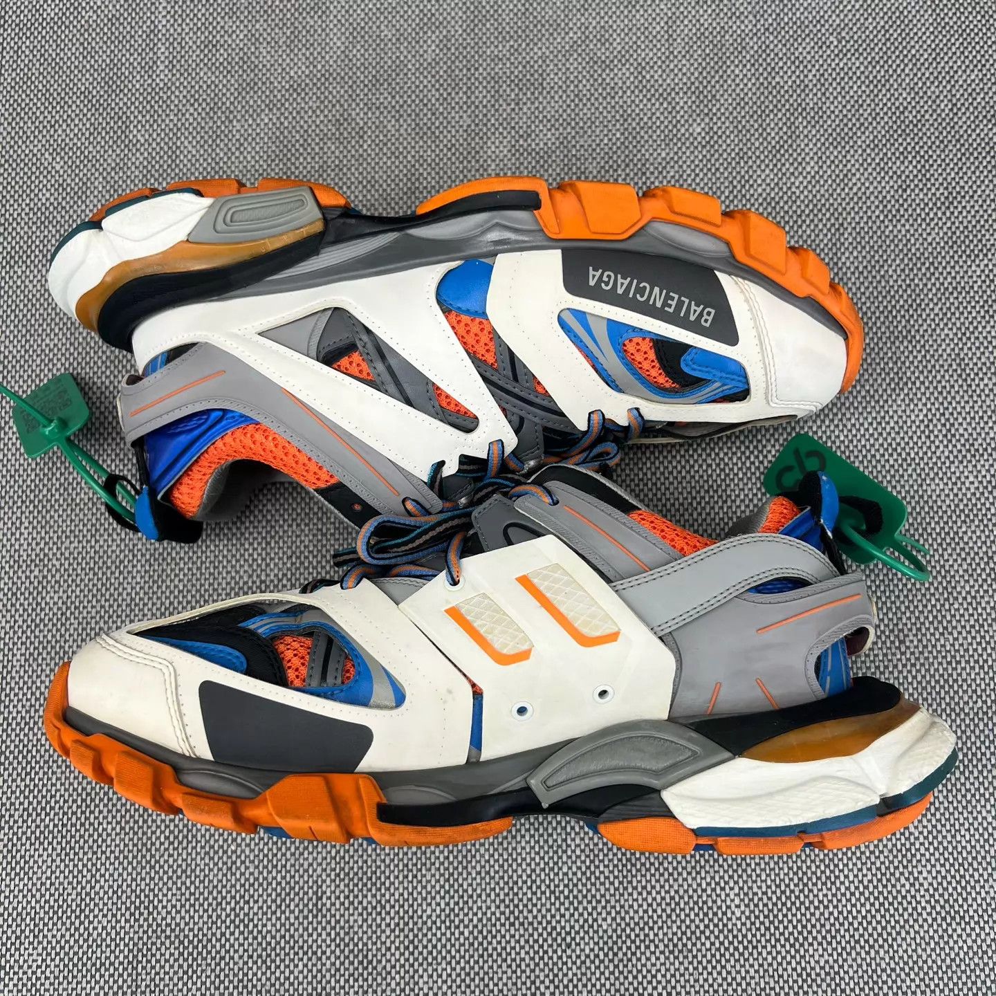 Balenciaga Balenciaga Track White/Orange/Blue 41 New Size US 8 / EU 41 - 2 Thumbnail
