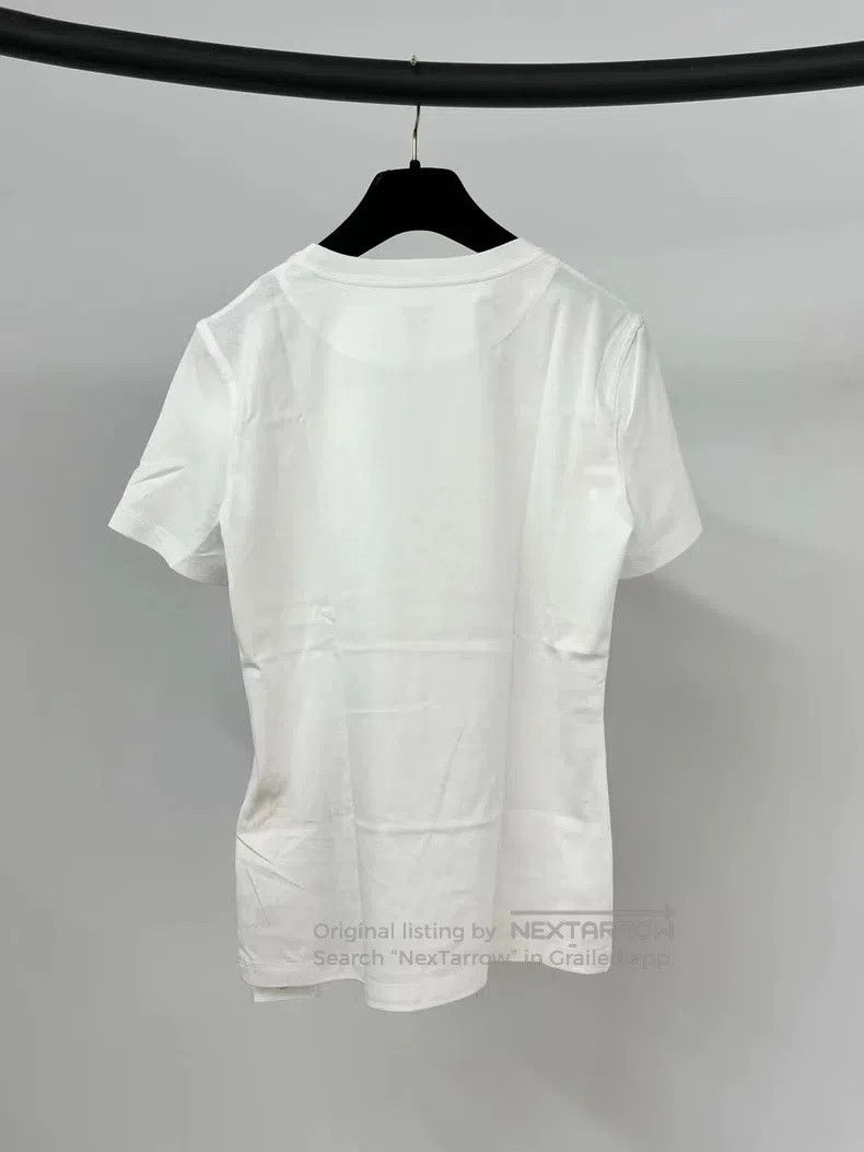 Hermes Hermes White short-sleeve T-shirt Size XS / US 0-2 / IT 36-38 - 2 Thumbnail