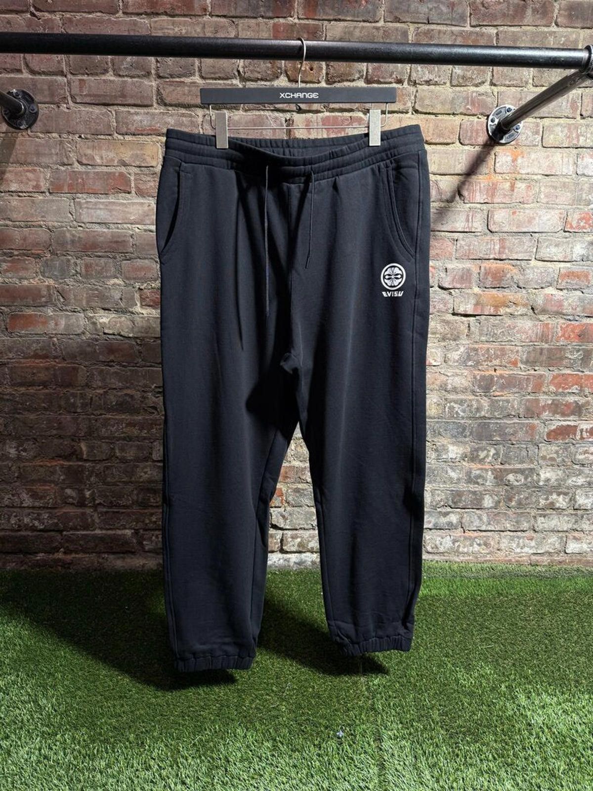 Evisu Evisu Brush Seagull Sweatpants Black Sz. XL Size ONE SIZE - 1 Thumbnail
