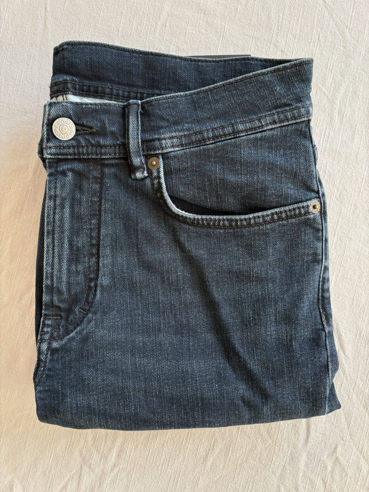 Acne Studios Acne Studios North Blue Black Size US 31 - 4 Thumbnail