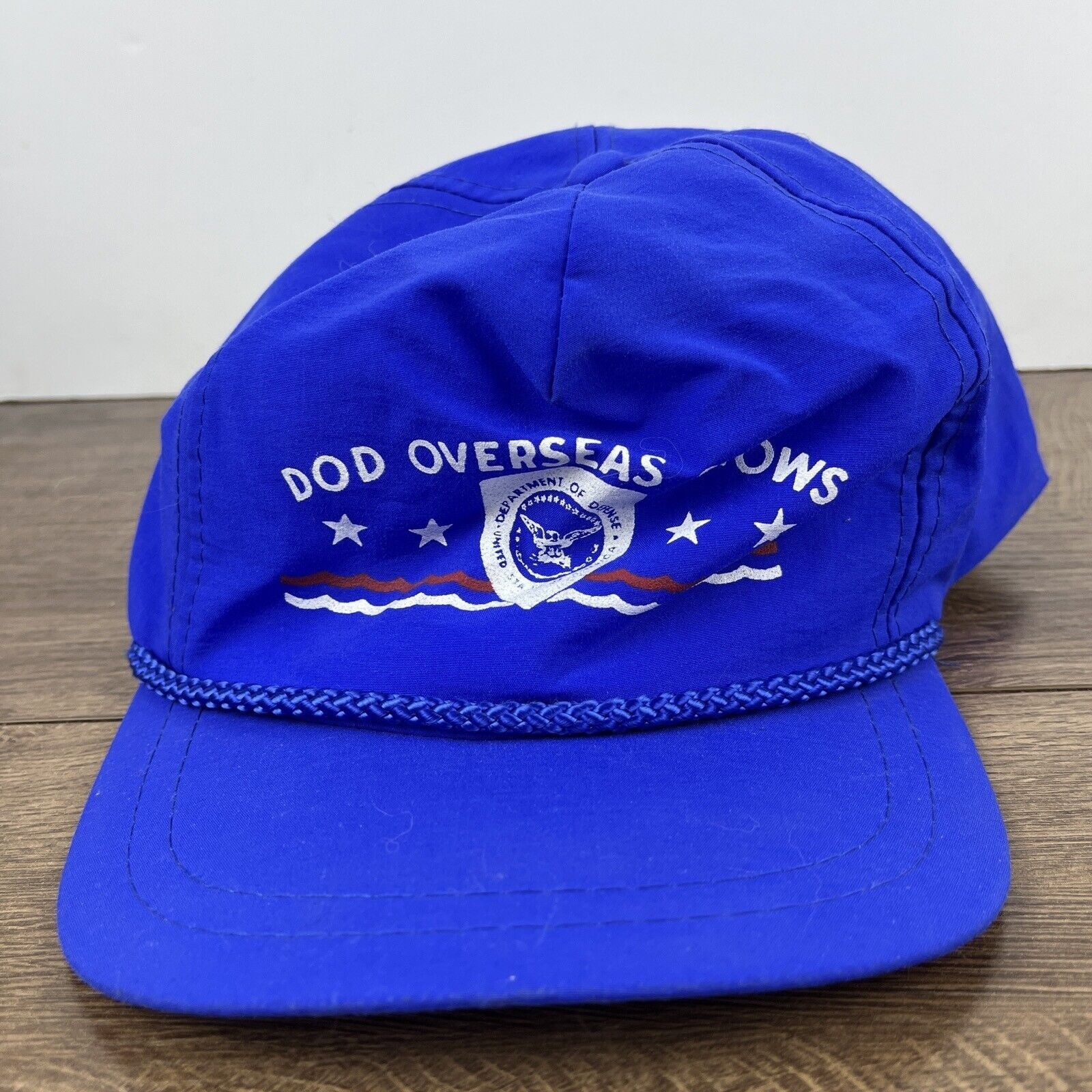 Other DOD Overseas Shows Hat DOD Blue Hat Snapback Adjustable Adul Size ONE SIZE - 5 Thumbnail