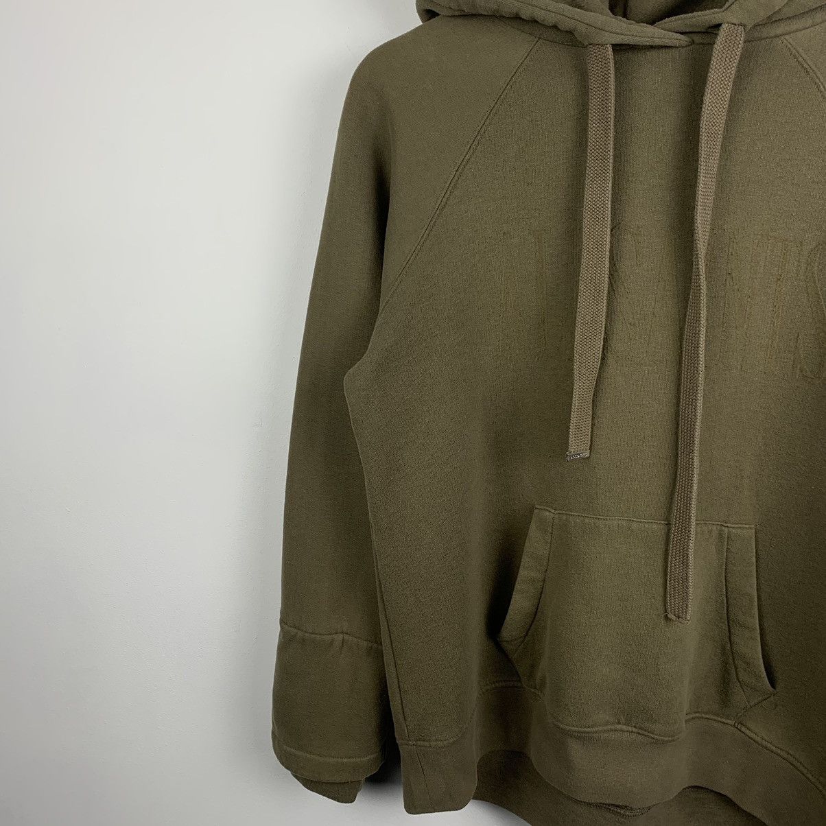 Allsaints Allsaints Big Logo Hoodie Khaki Green Designer Luxury Size XS / US 0-2 / IT 36-38 - 6 Thumbnail