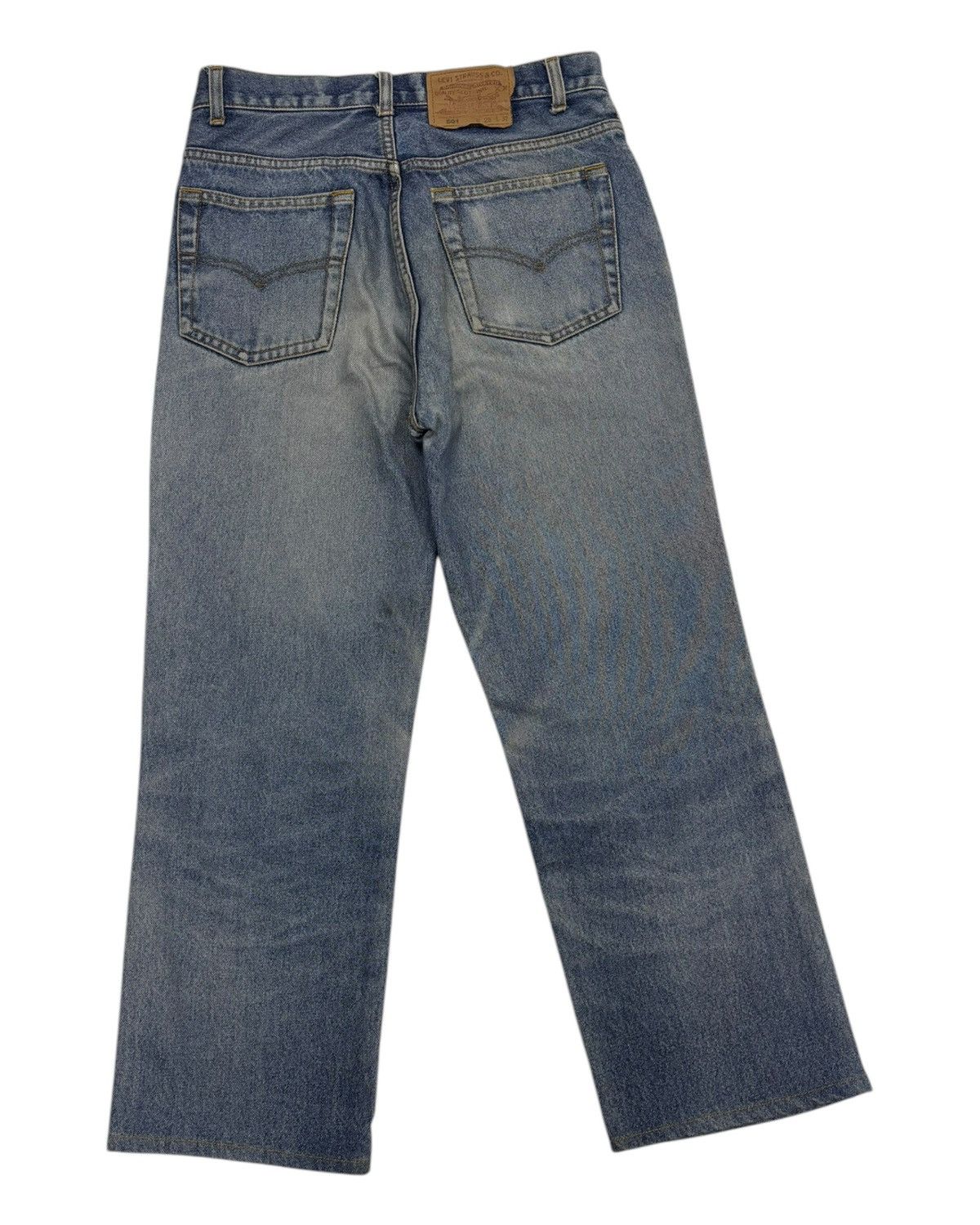 Levi's VINTAGE LEVIS 501 CROP DISTRESSED DENIM Size US 28 / EU 44 - 4 Thumbnail
