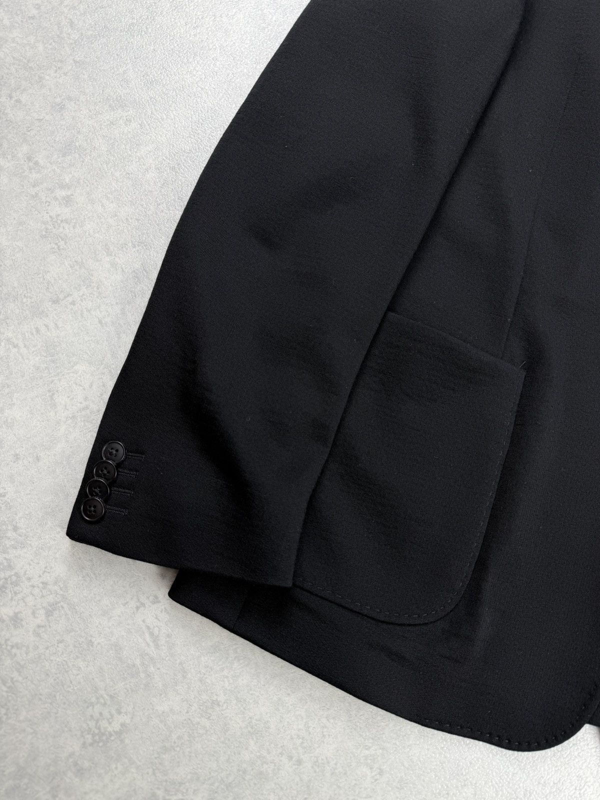 Z Zegna Z Zegna TM Wool Blazer Black Stretch Sport Coat Size 54R Size 44R - 2 Thumbnail