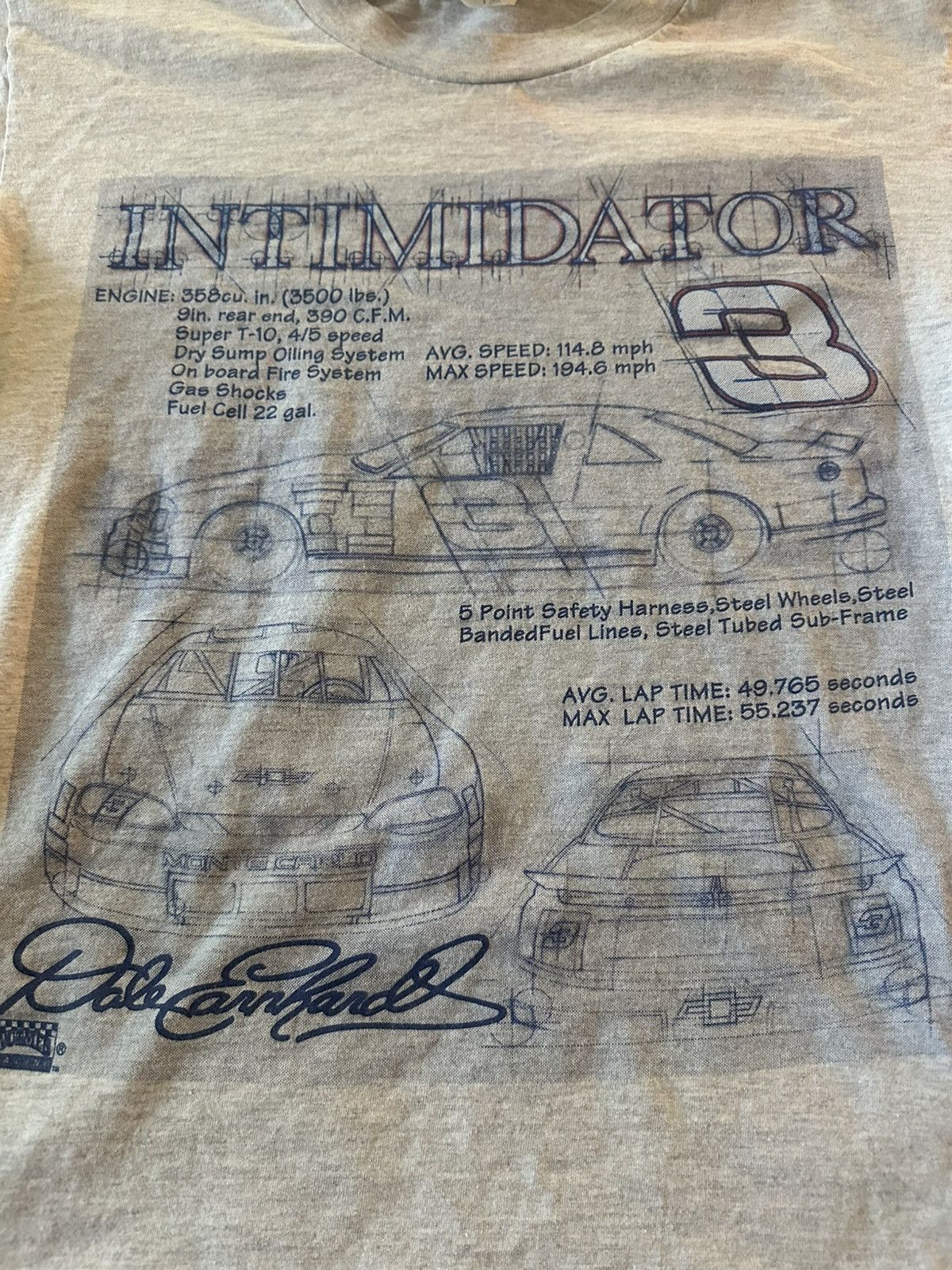 Nutmeg Dale Earnhardt intimidator car specs shirt Size US L / EU 52-54 / 3 - 2 Thumbnail