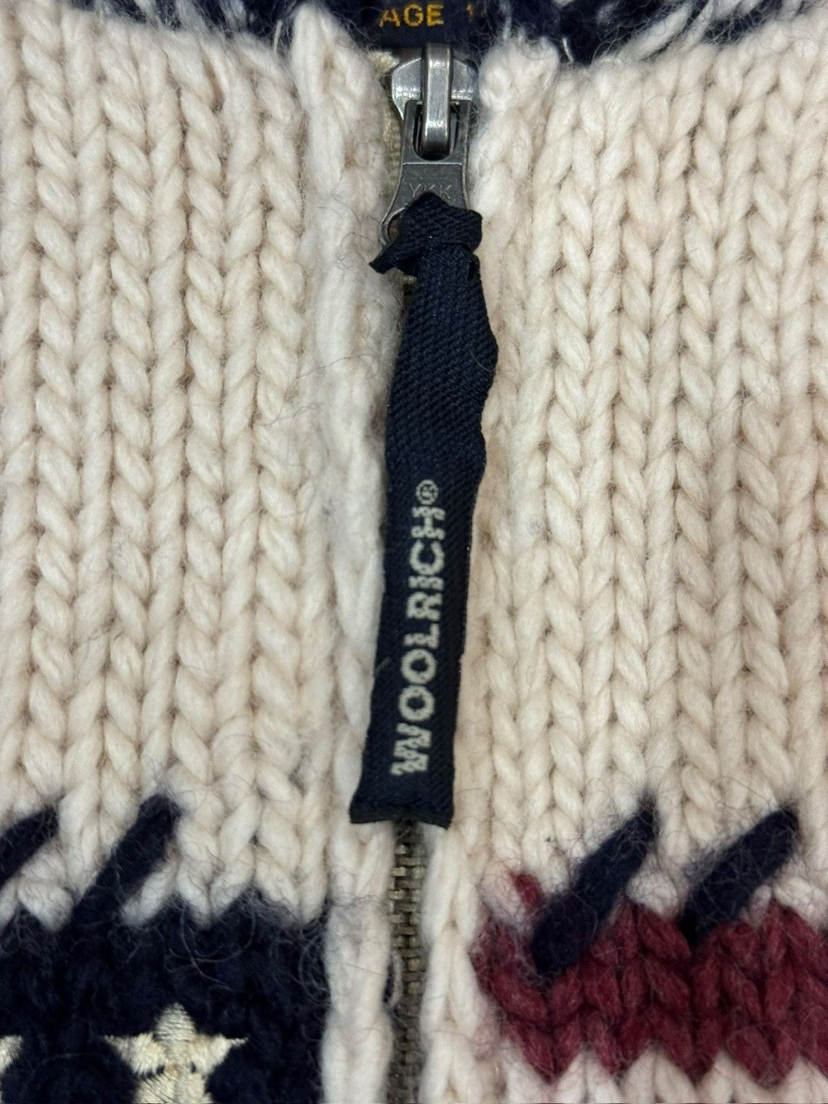 Woolrich Woolen Mills Woolrich American USA Flag Zip Jumper Sweater 14years XS Size US XS / EU 42 / 0 - 8 Thumbnail