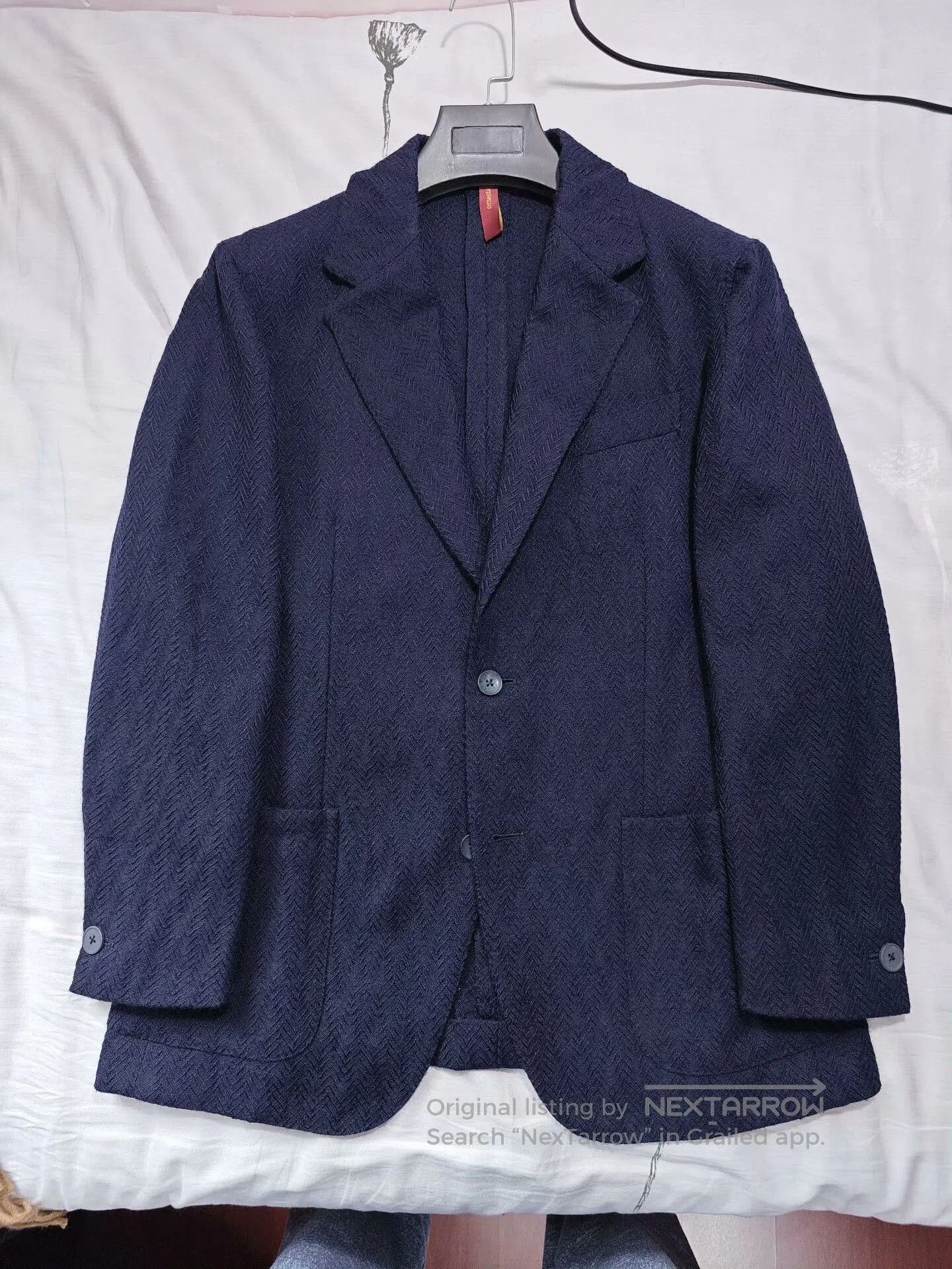 Japanese Brand Ernesto Italian Wool Unstructured Blazer. Size US M / EU 48-50 / 2 - 5 Thumbnail