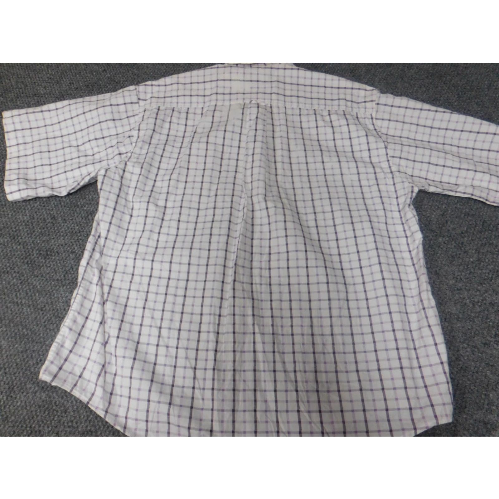 Vintage Ivy Crew Mens Shirt XL White Plaid Button-Down Collared Long Sleeve Button-Up Shirt Size US XL / EU 56 / 4 - 6 Thumbnail