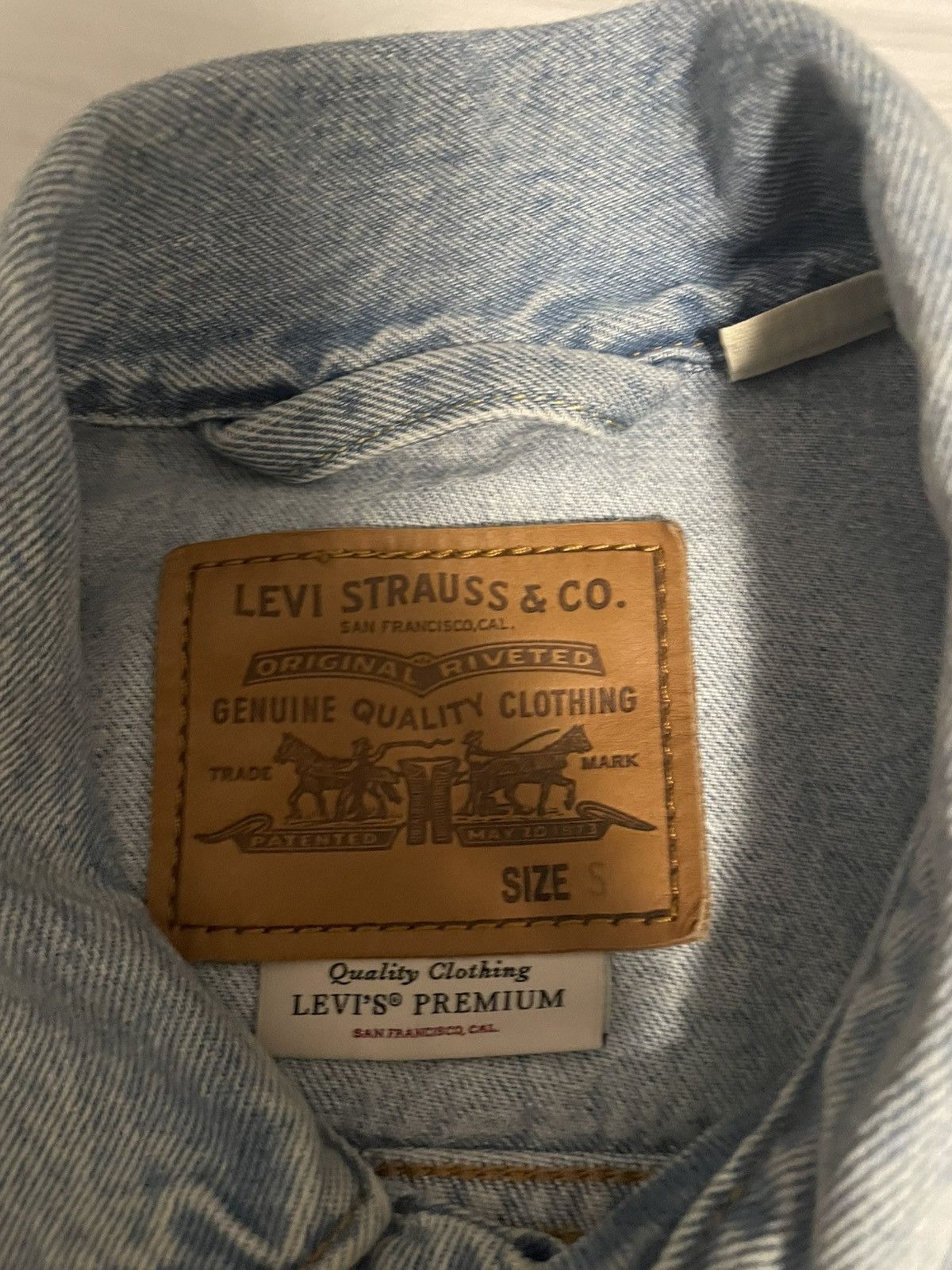 Levi's Levis Denim Jacket Size US S / EU 44-46 / 1 - 2 Thumbnail