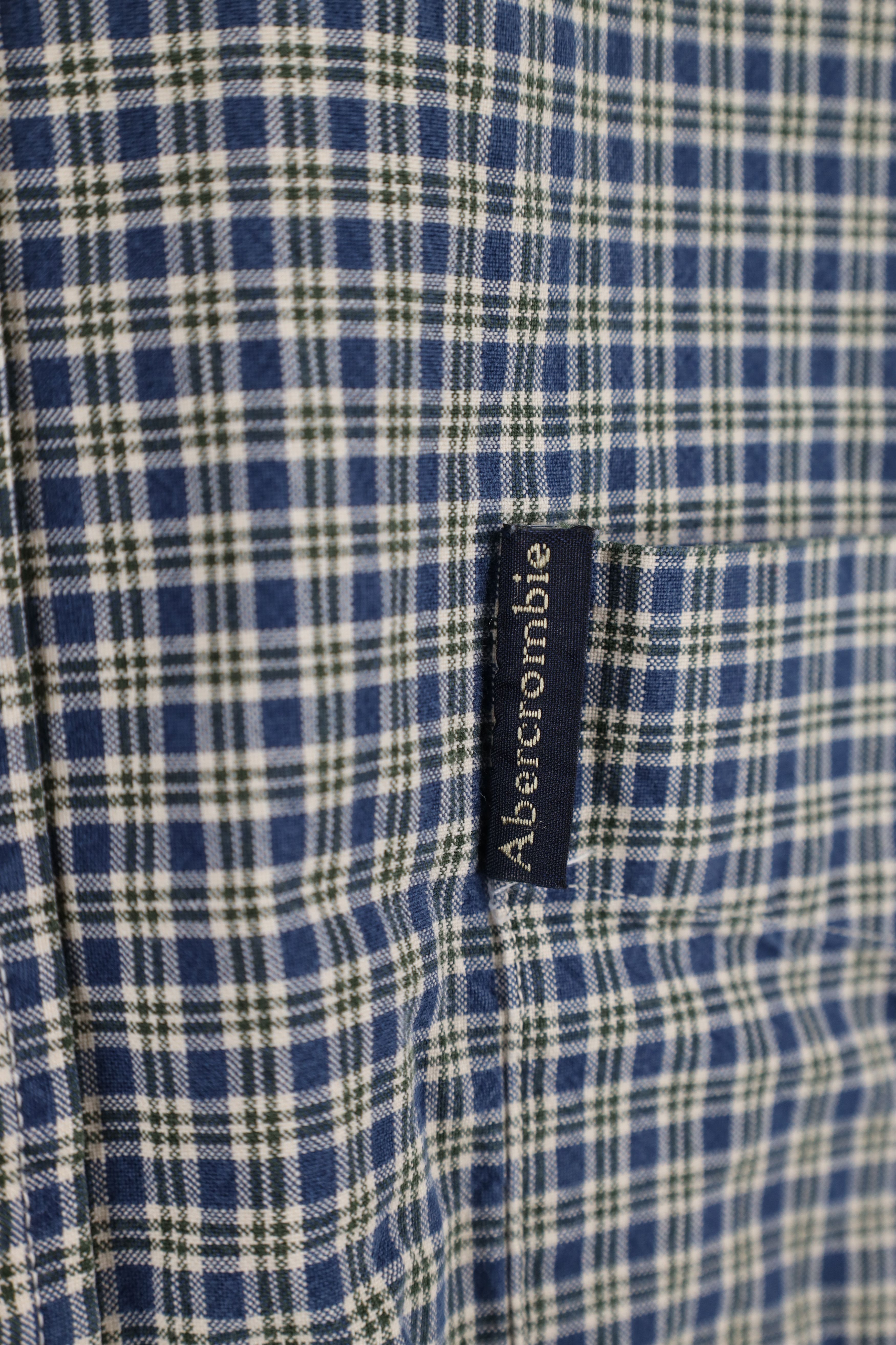 Abercrombie & Fitch × Vintage Vintage 90s Abercrombie & Fitch Collared Button Down Shirt Size US XL / EU 56 / 4 - 4 Thumbnail