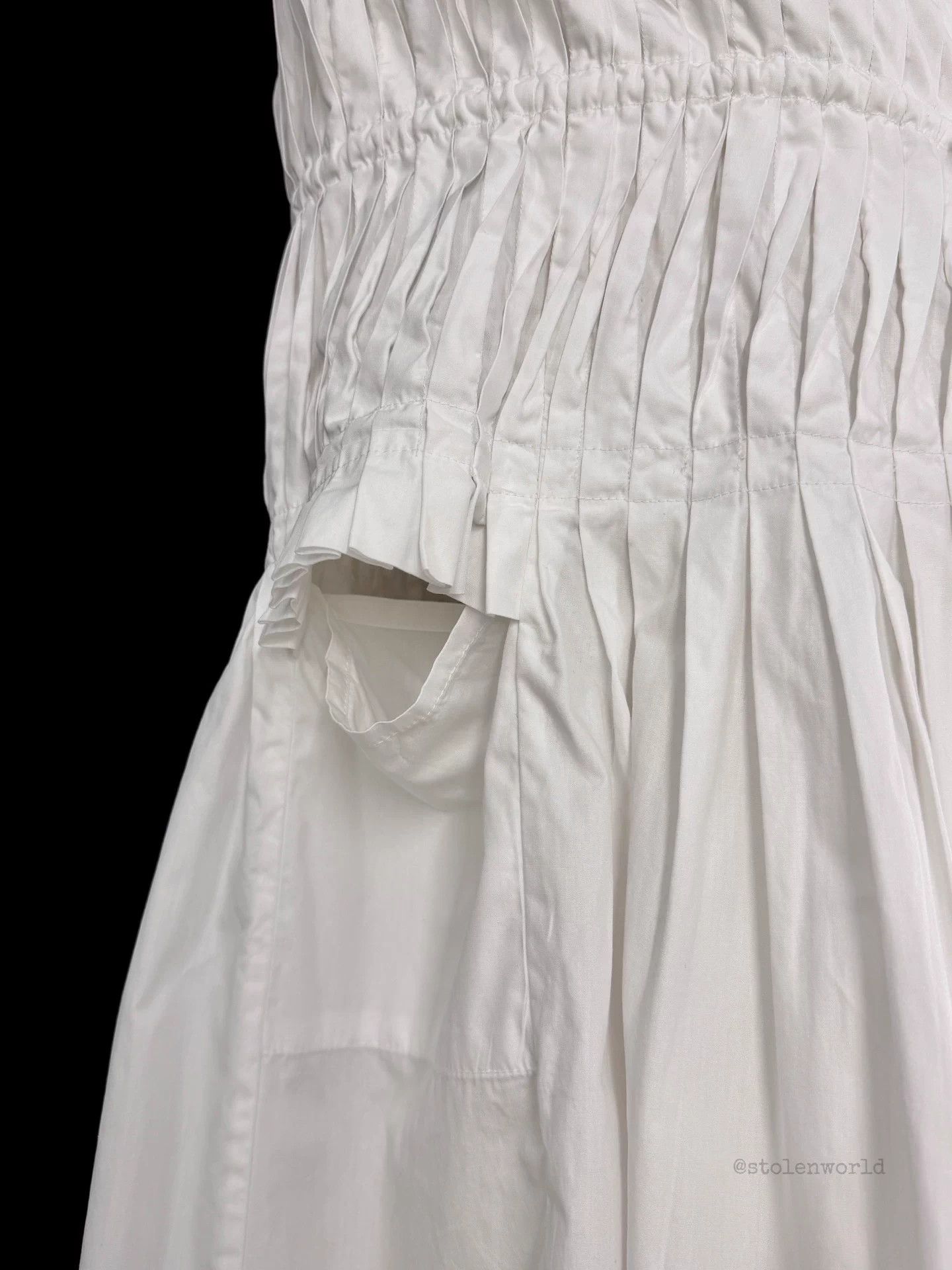 Issey Miyake Issey Miyake HaaT Pleated One-Shoulder Blouse Size 2 Size M / US 6-8 / IT 42-44 - 5 Thumbnail
