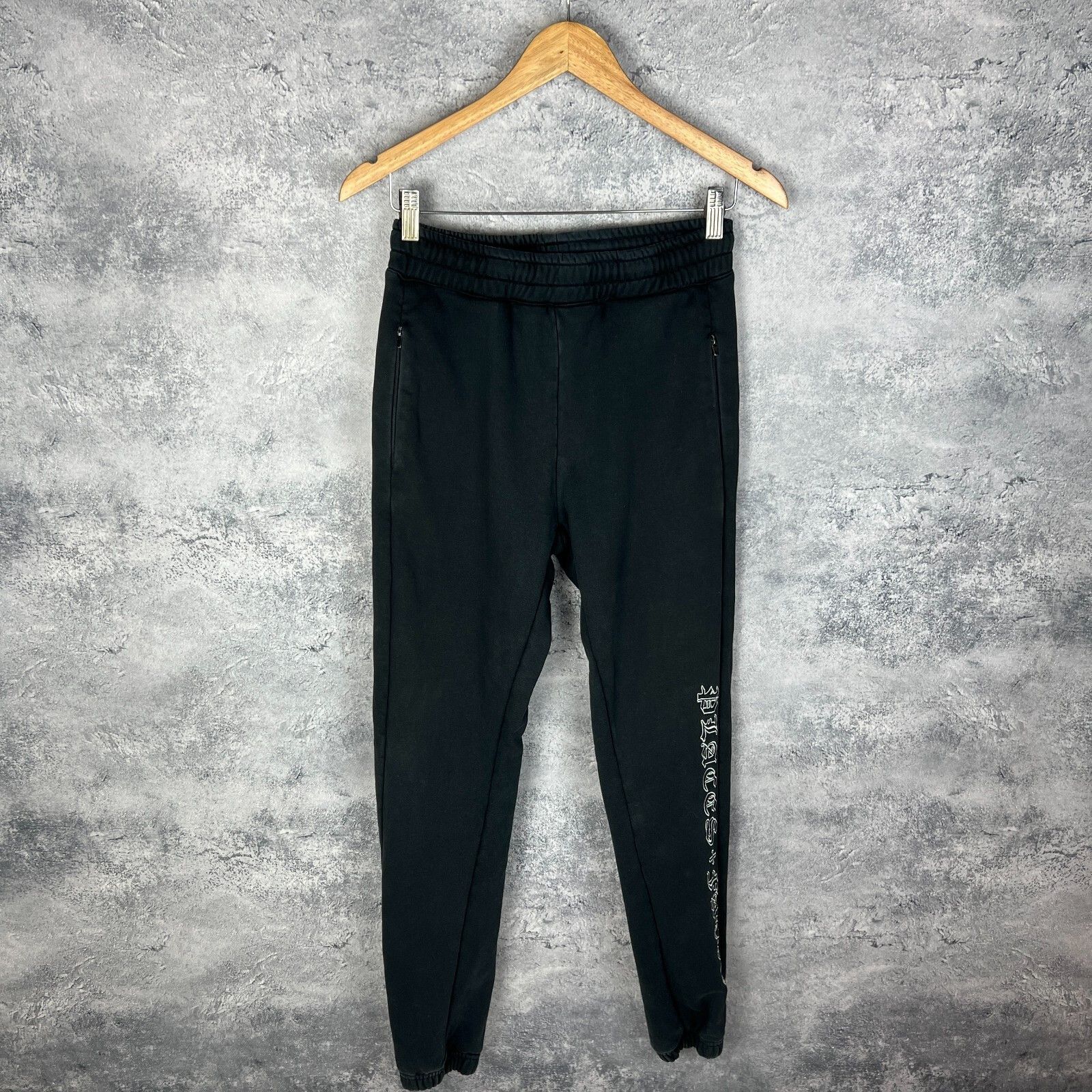 Places + Faces PLACES+FACES Sweatpants Men's Size S Black Cotton ` Size US 30 / EU 46 - 1 Thumbnail