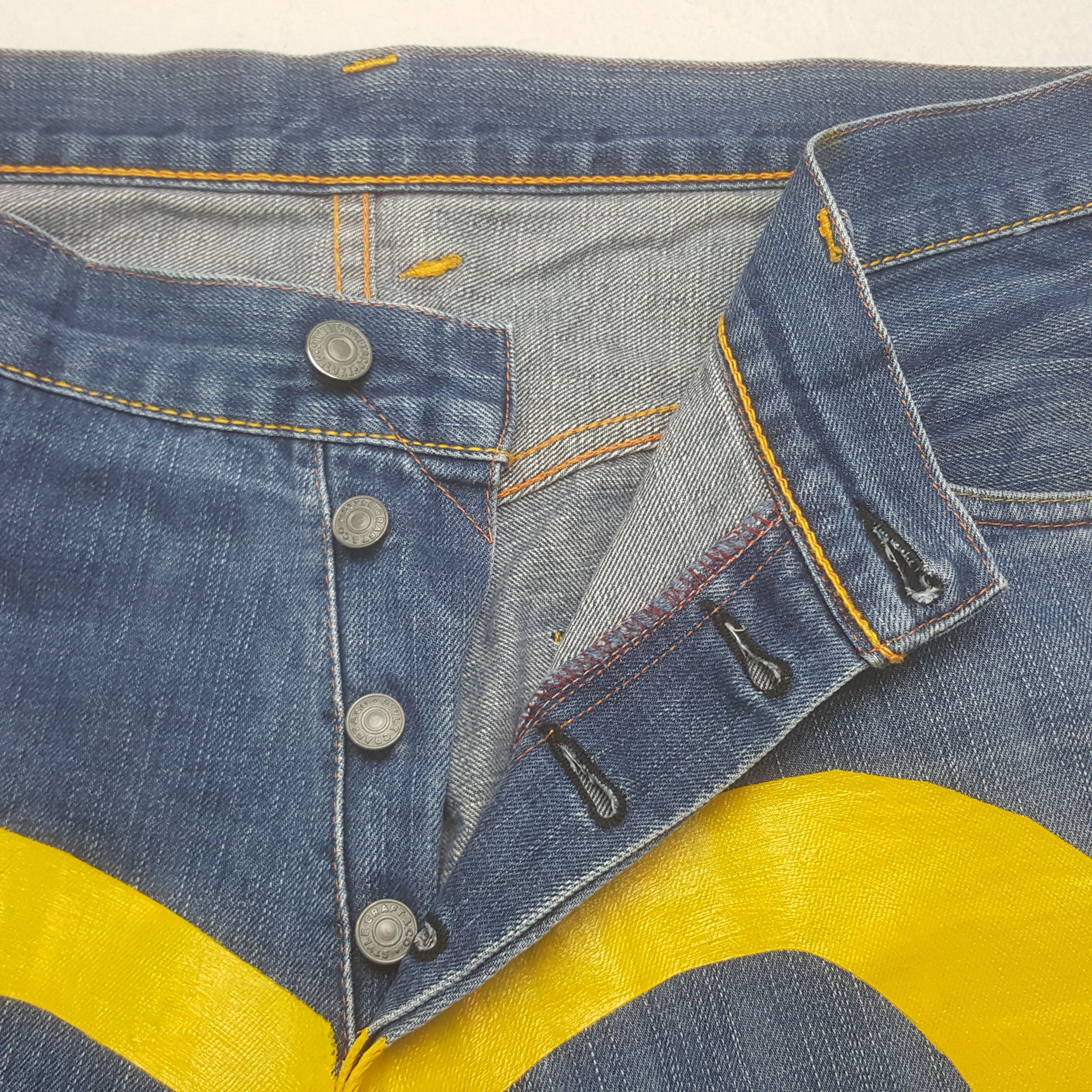 Evisu Vintage Evisu Japanese Brand Daicock Custom Art Denim Jeans Size US 36 / EU 52 - 7 Thumbnail