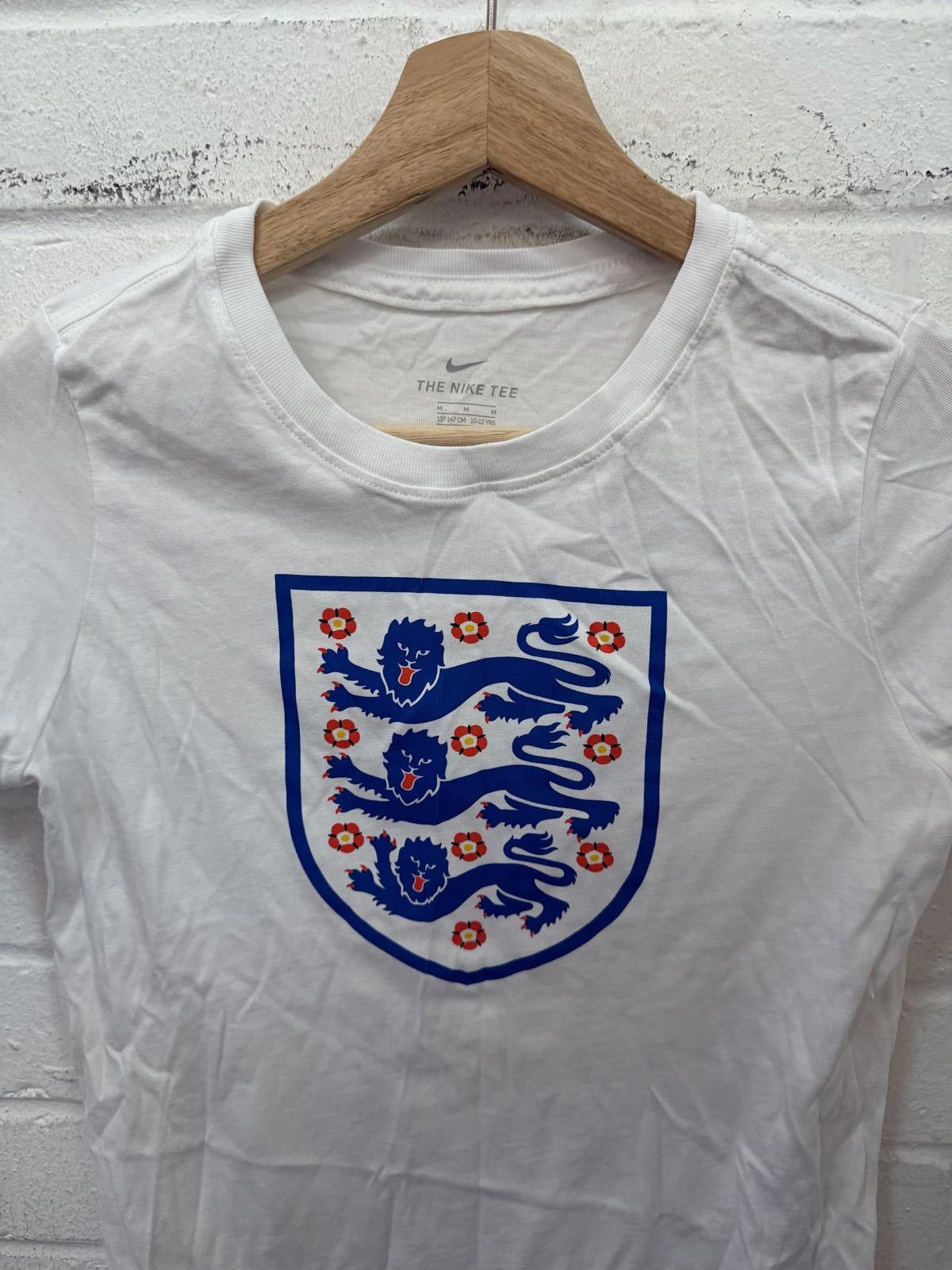 Nike Nike The Noise Tee England Football T-Shirt White Size 9/6 Size US XXS / EU 40 - 3 Thumbnail
