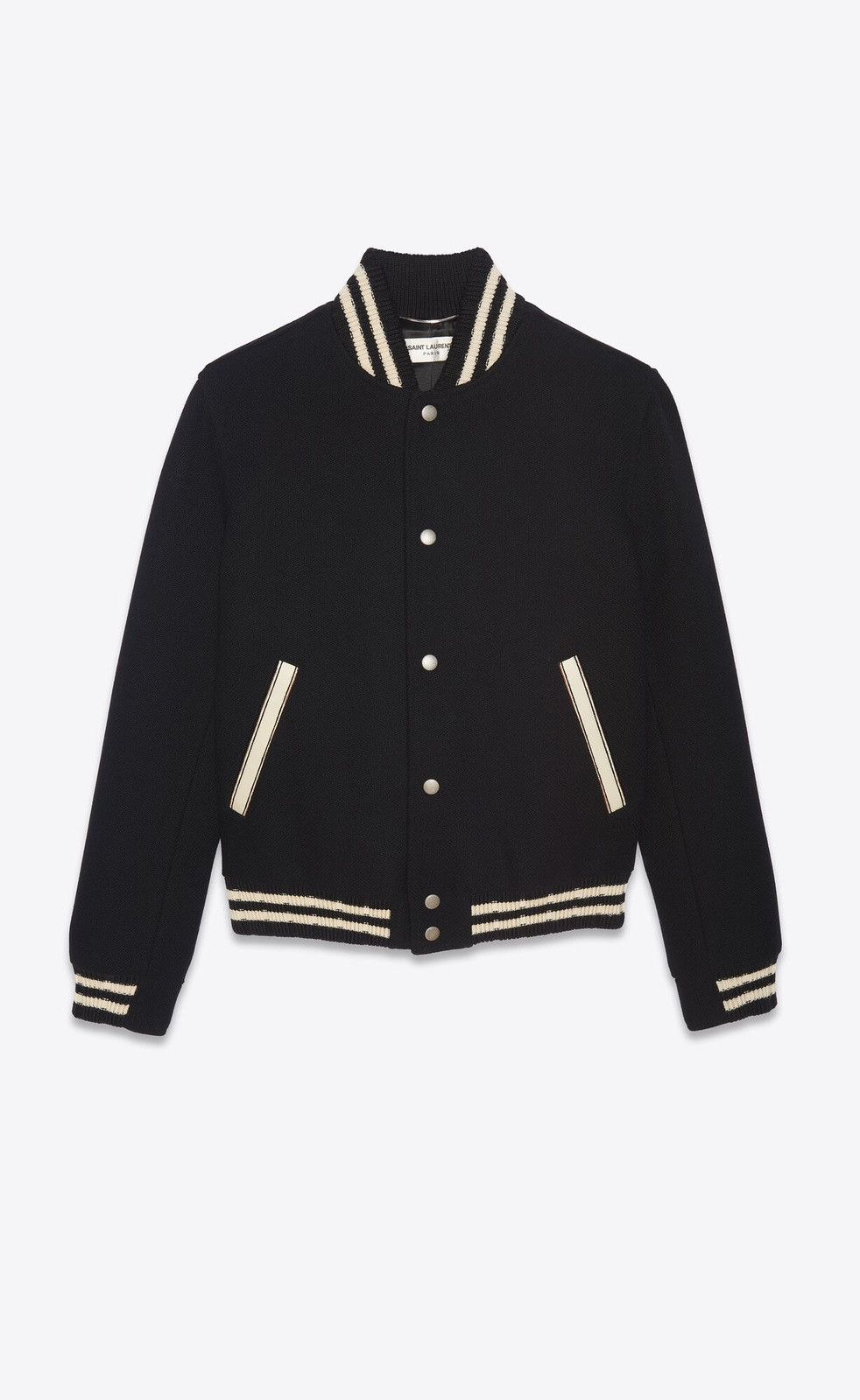 Saint Laurent Paris Saint Laurent Paris Logo Teddy Black Sz. 52 Size US L / EU 52-54 / 3 - 2 Thumbnail