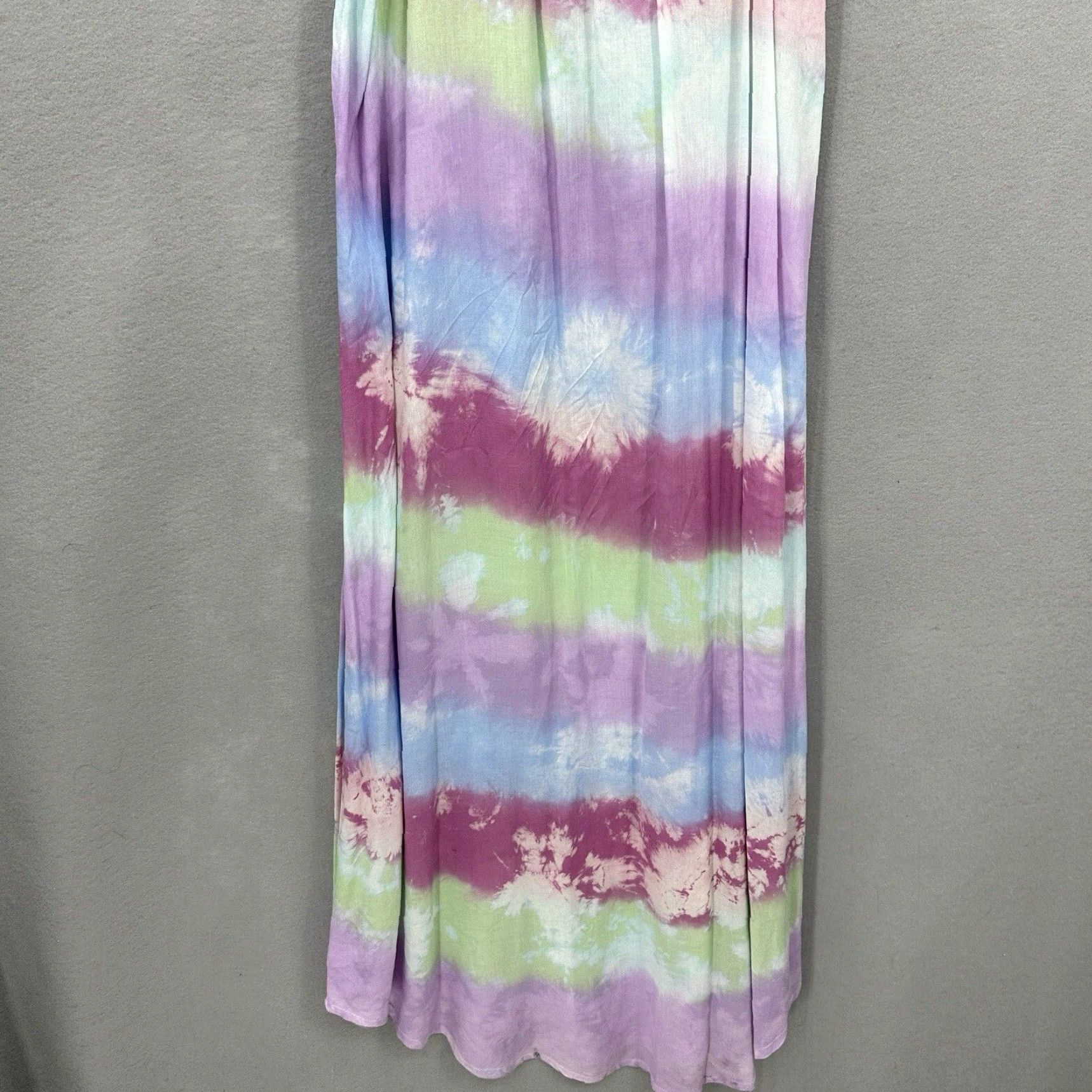 Vintage Tiare Hawaii Dress Womens S/M Tie Dye Beaded Boho Beach Cover up Summer Purple Size M / US 6-8 / IT 42-44 - 5 Thumbnail
