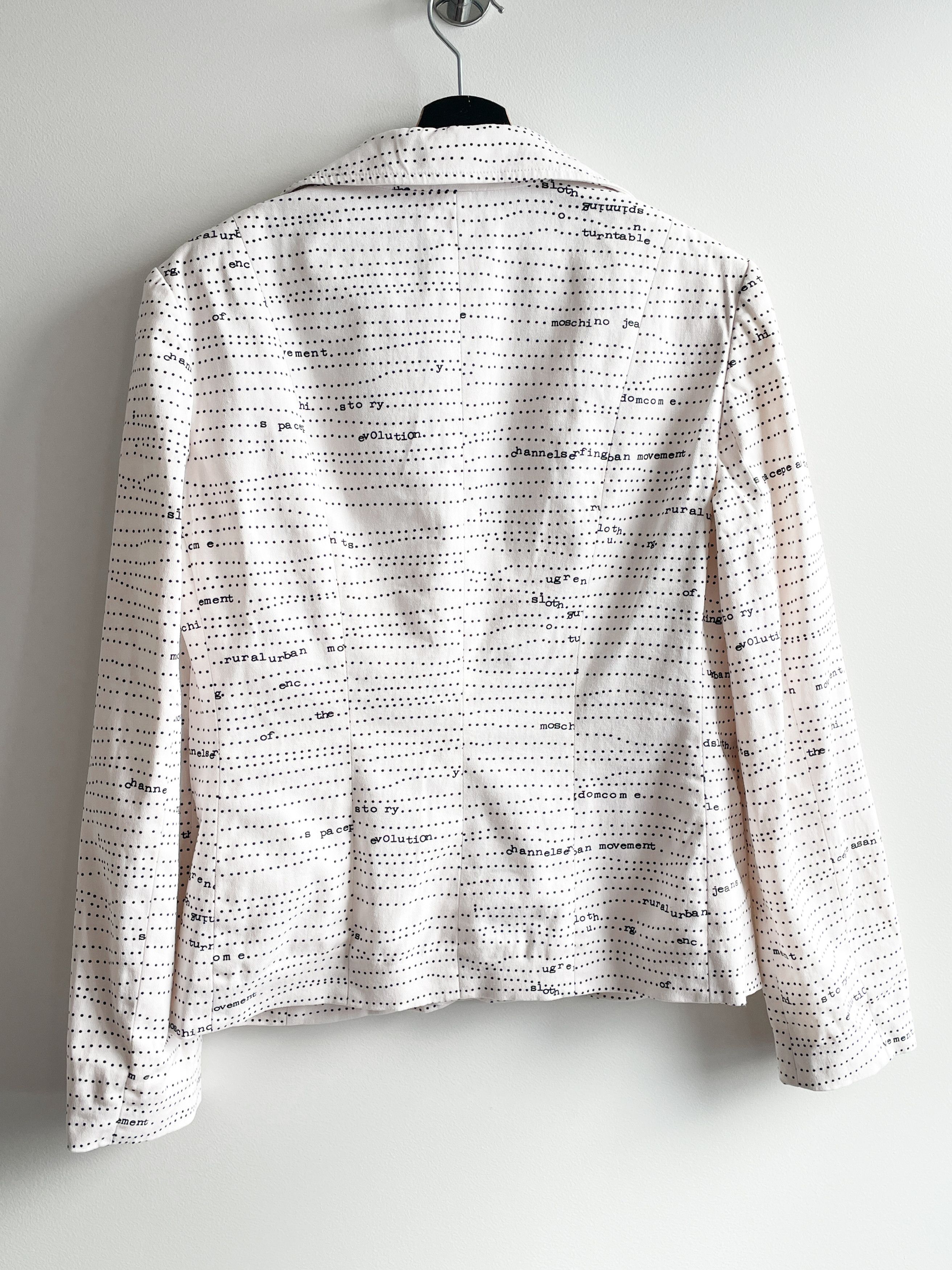 Moschino white blazer Size S / US 4 / IT 40 - 6 Thumbnail
