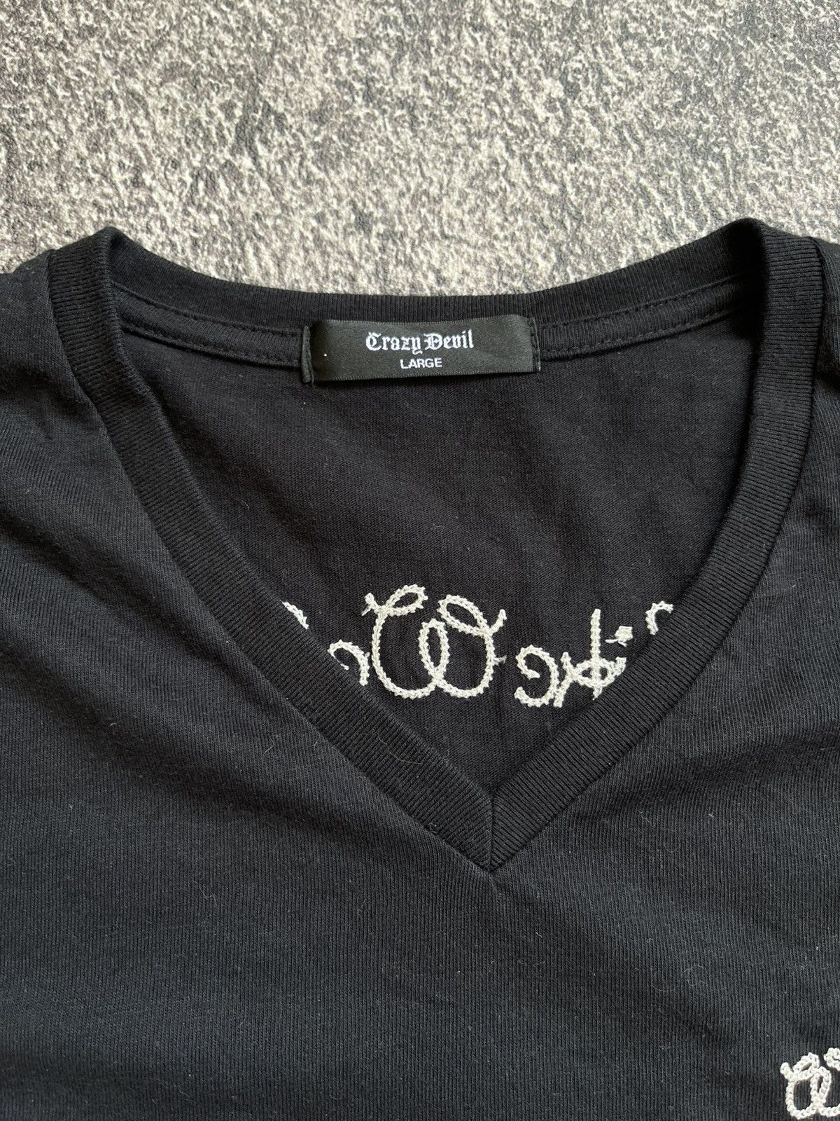 Japanese Brand Y2k crazy devil ifsixwasnije vneck tshirt Size US M / EU 48-50 / 2 - 3 Thumbnail