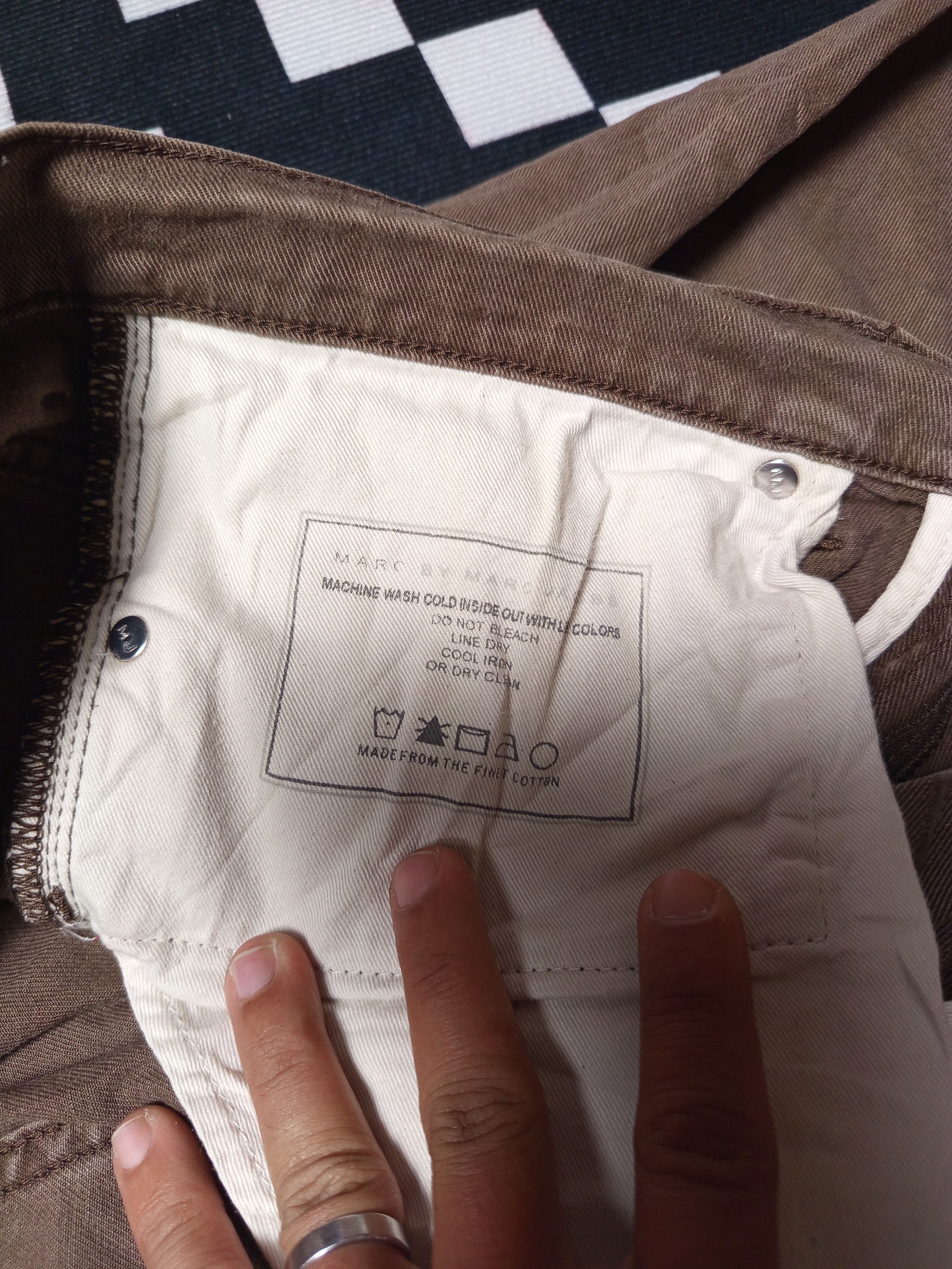 If Six Was Nine Vintage Marc Jacobs Luxury Brown Pants Jeans Size US 35 - 11 Thumbnail