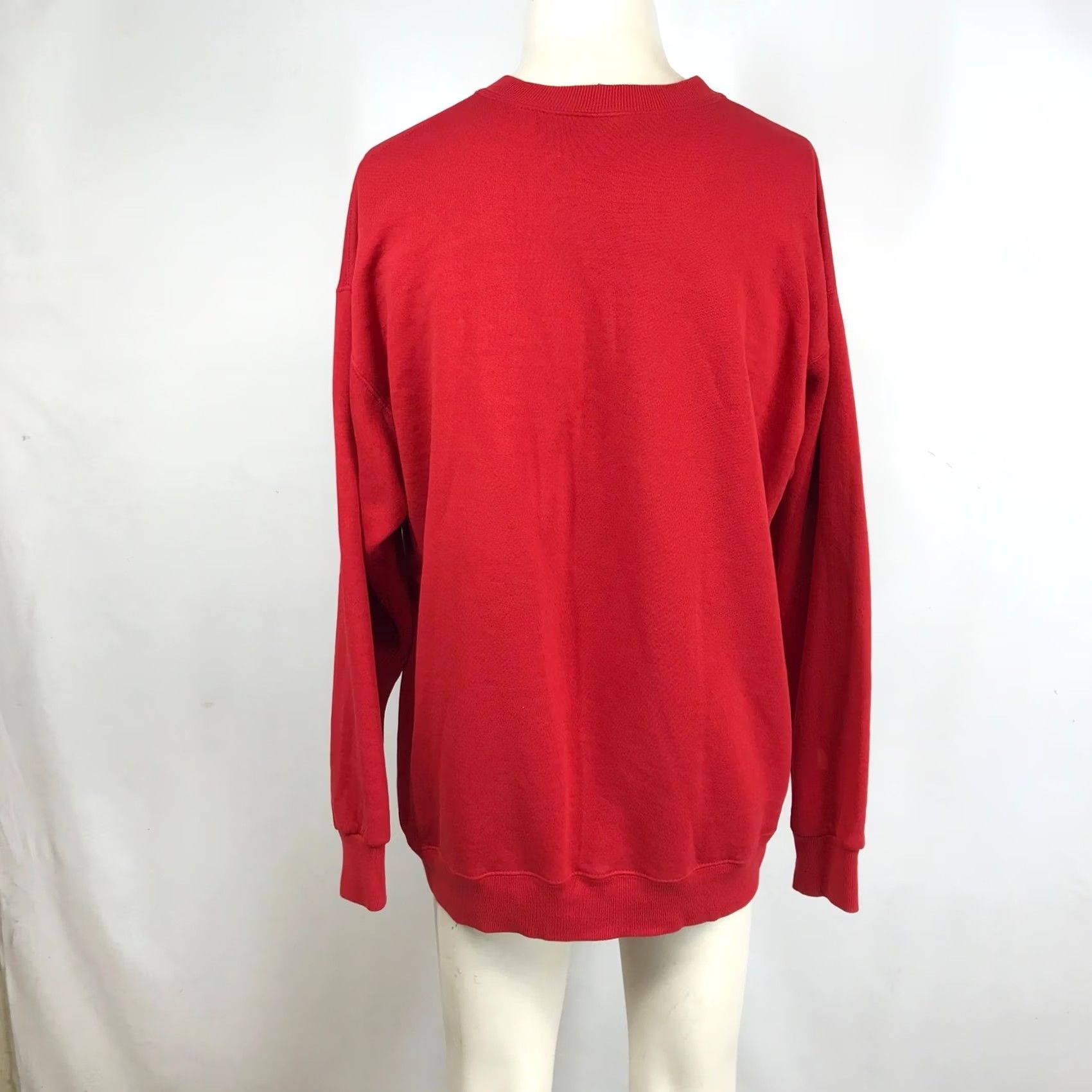 Nutmeg VINTAGE San Francisco 49ers Nutmeg Mills Red Sweatshirt XL Crew Neck Oversized Graphic Print Made in USA NFL Size US XL / EU 56 / 4 - 5 Thumbnail