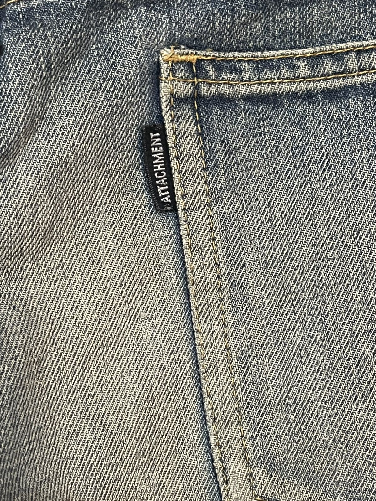 Kazuyuki Kumagai Attachment Vintage Attachment By Kazuyuki Kumagai Curve Leg Flare Denim Size US 36 / EU 52 - 14 Thumbnail