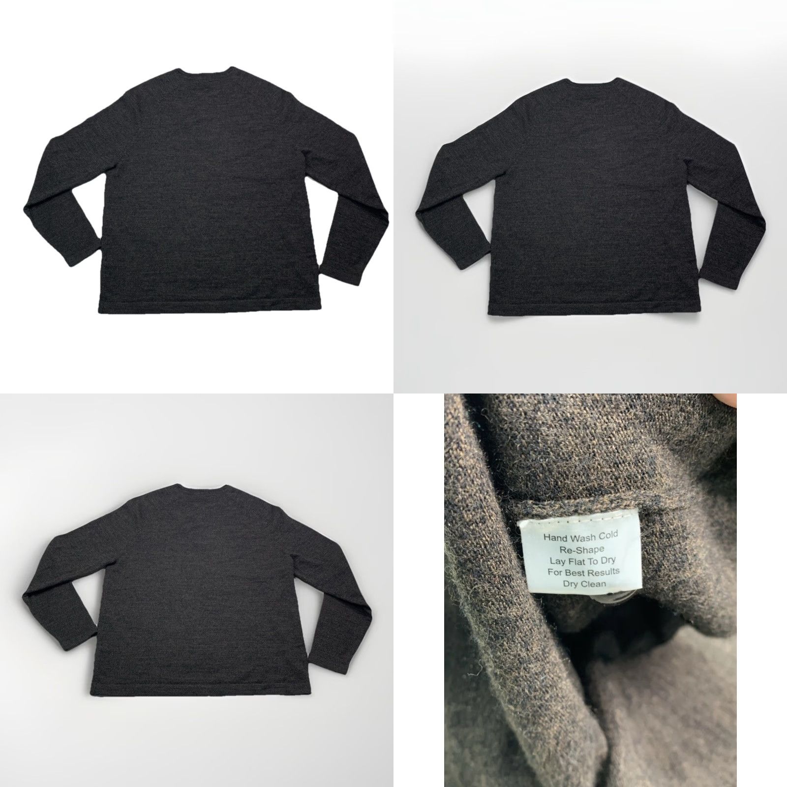 Joseph Abboud Joseph Abboud Wool Blend Brown Quarter Button Knit Sweater Men’s L Merino Wool Knit Style Pullover Casual Business Winter Fall Spring Mens Size US L / EU 52-54 / 3 - 8 Thumbnail