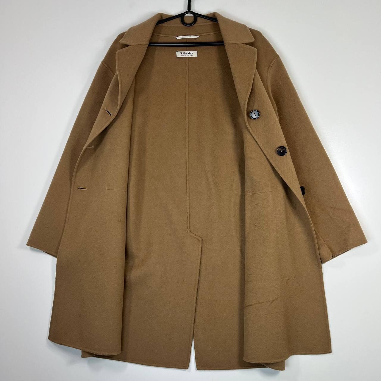 Max Mara Max Mara Womens Camel Wool Coat Pure New Wool Size M Size M / US 6-8 / IT 42-44 - 3 Thumbnail