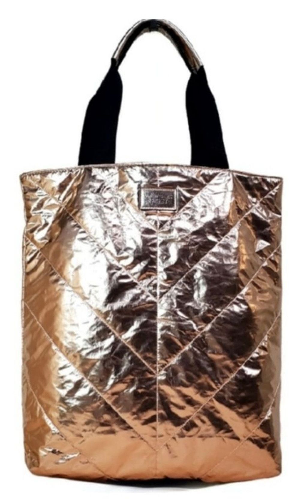 Victoria's Secret Victoria's Secret Metallic Rose Gold Tote Size ONE SIZE - 1 Thumbnail