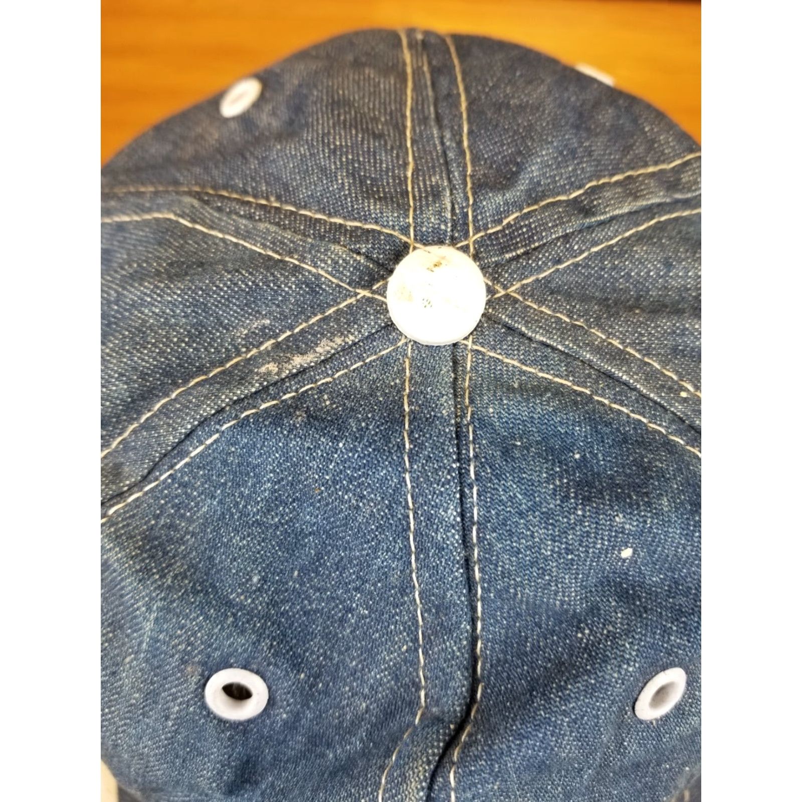 Ford VINTAGE 70's FORD TRUCK DENIM SNAPBACK HAT Cap United States Denim 70s Ford Truck Snapback Hat Mens/Womens? Size ONE SIZE - 3 Thumbnail