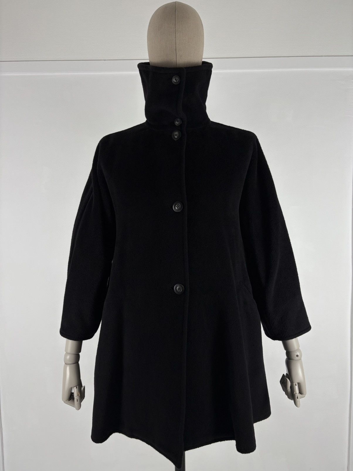 Max Mara Rare MaxMara Teddy Wool-Cashmere Oversized Beaver Long Sheepskin Coat Jacket Trench Size S / US 4 / IT 40 - 2 Thumbnail