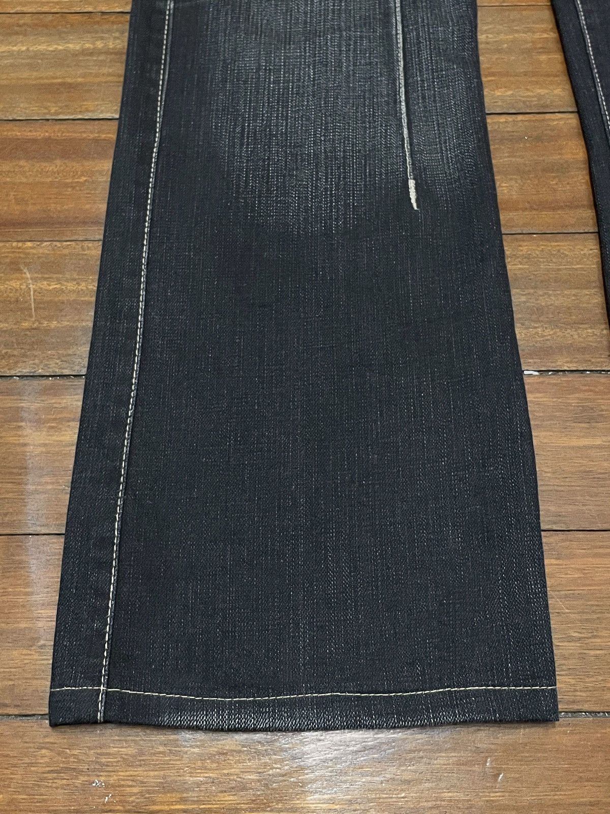 Vintage Rare Design Vintage Japanese Brand Ikka Flare Jeans 2000s Size US 35 - 5 Thumbnail