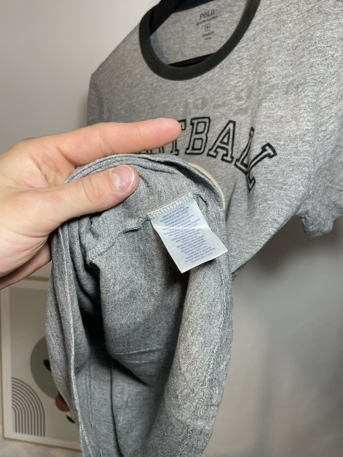 Polo Ralph Lauren Vintage T-Shirt by Polo Ralph Lauren Football Size S Size US S / EU 44-46 / 1 - 5 Thumbnail