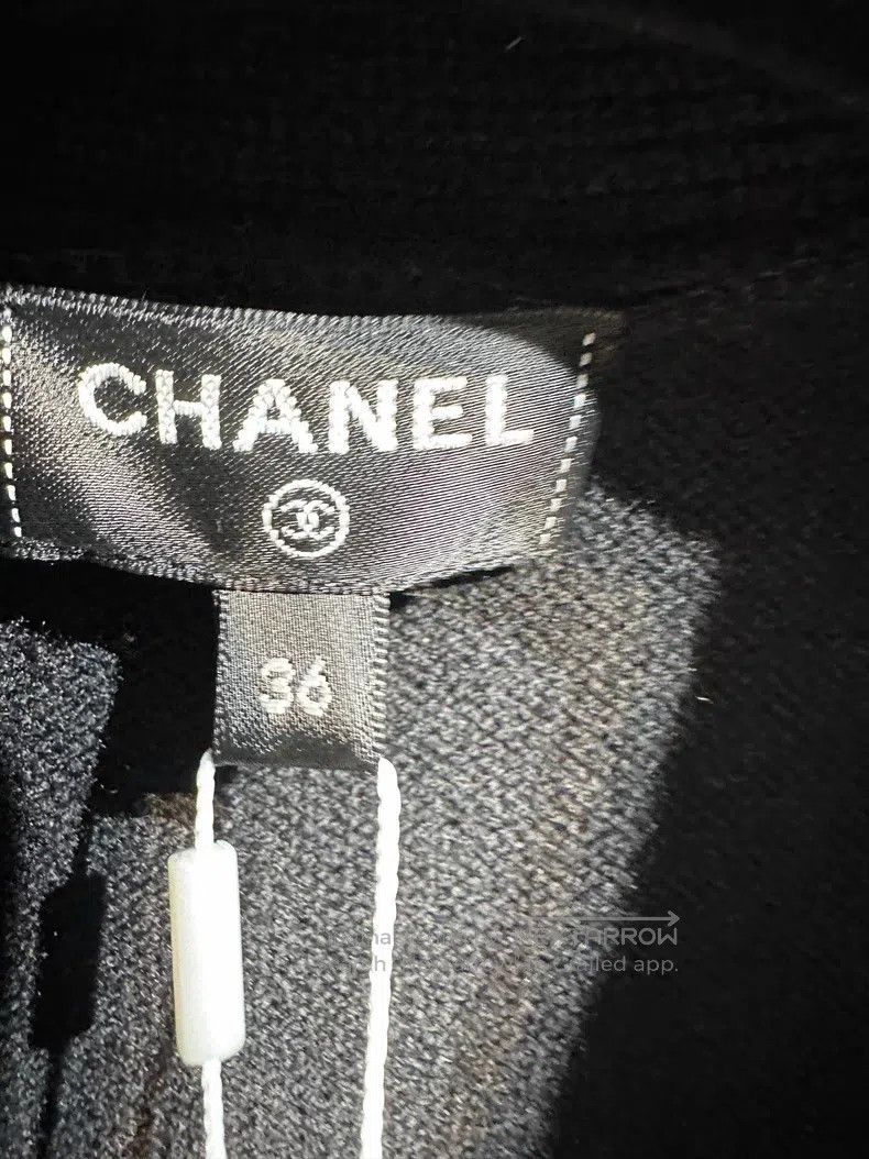 Chanel Chanel Black cashmere knitted logo chain decorative cardig Size XS / US 0-2 / IT 36-38 - 3 Thumbnail
