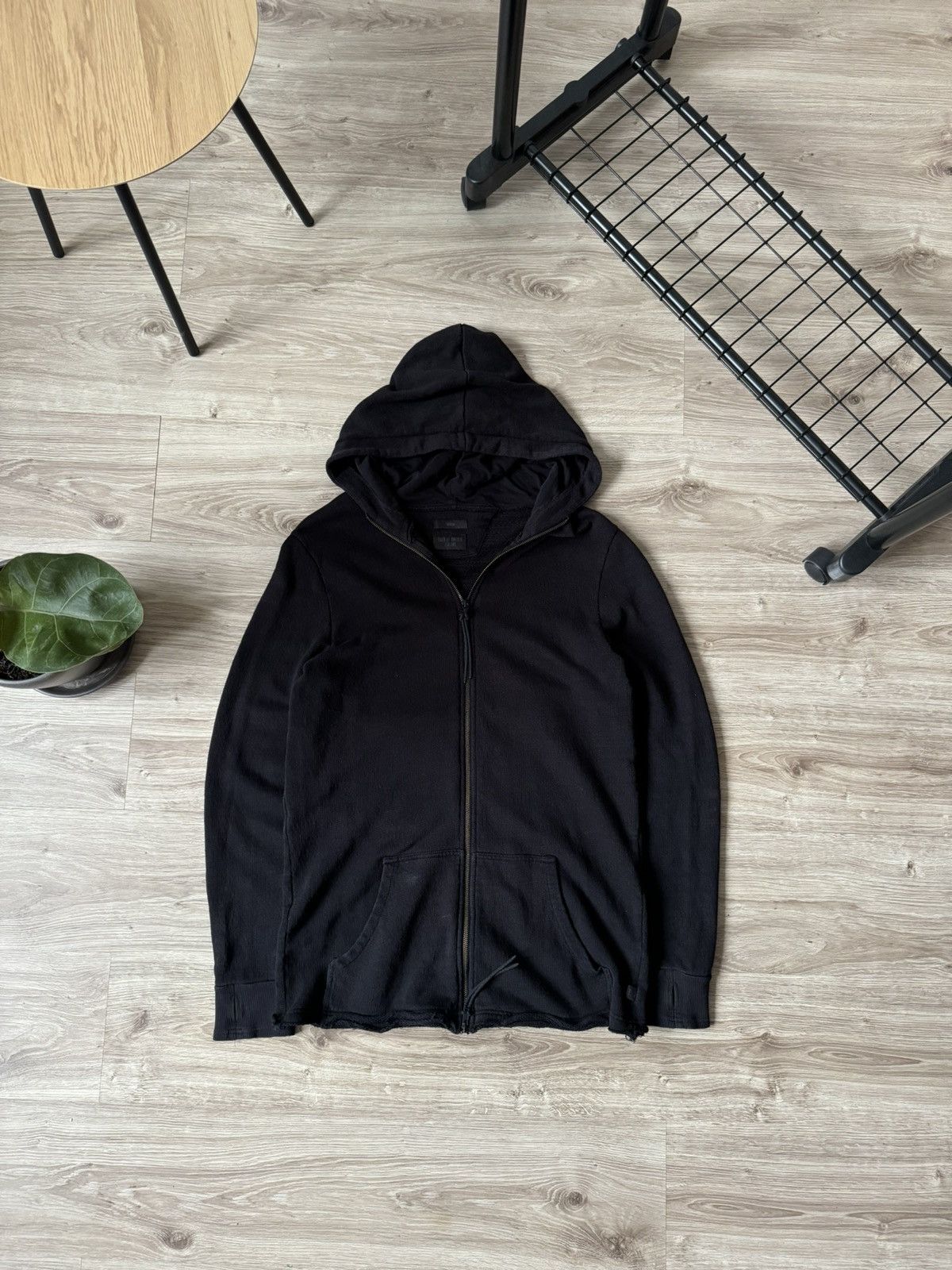 Tiger of Sweden Tiger Of Sweden Distressed Long Zip Hoodie Size US M / EU 48-50 / 2 - 1 Thumbnail