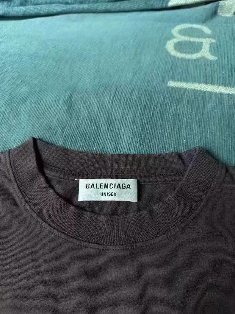 Balenciaga Balenciaga Purple Short Sleeve T-Shirt-2506 Size US S / EU 44-46 / 1 - 2 Thumbnail