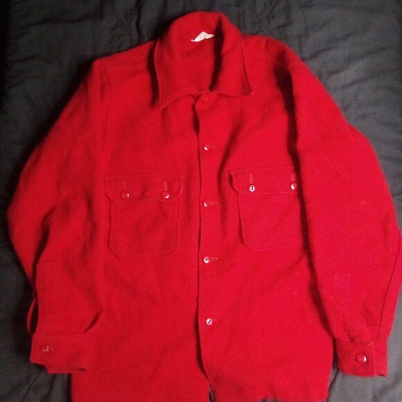 Other Vintage Boy Scouts America Jacket Shacket Wool Patches Size US L / EU 52-54 / 3 - 2 Thumbnail