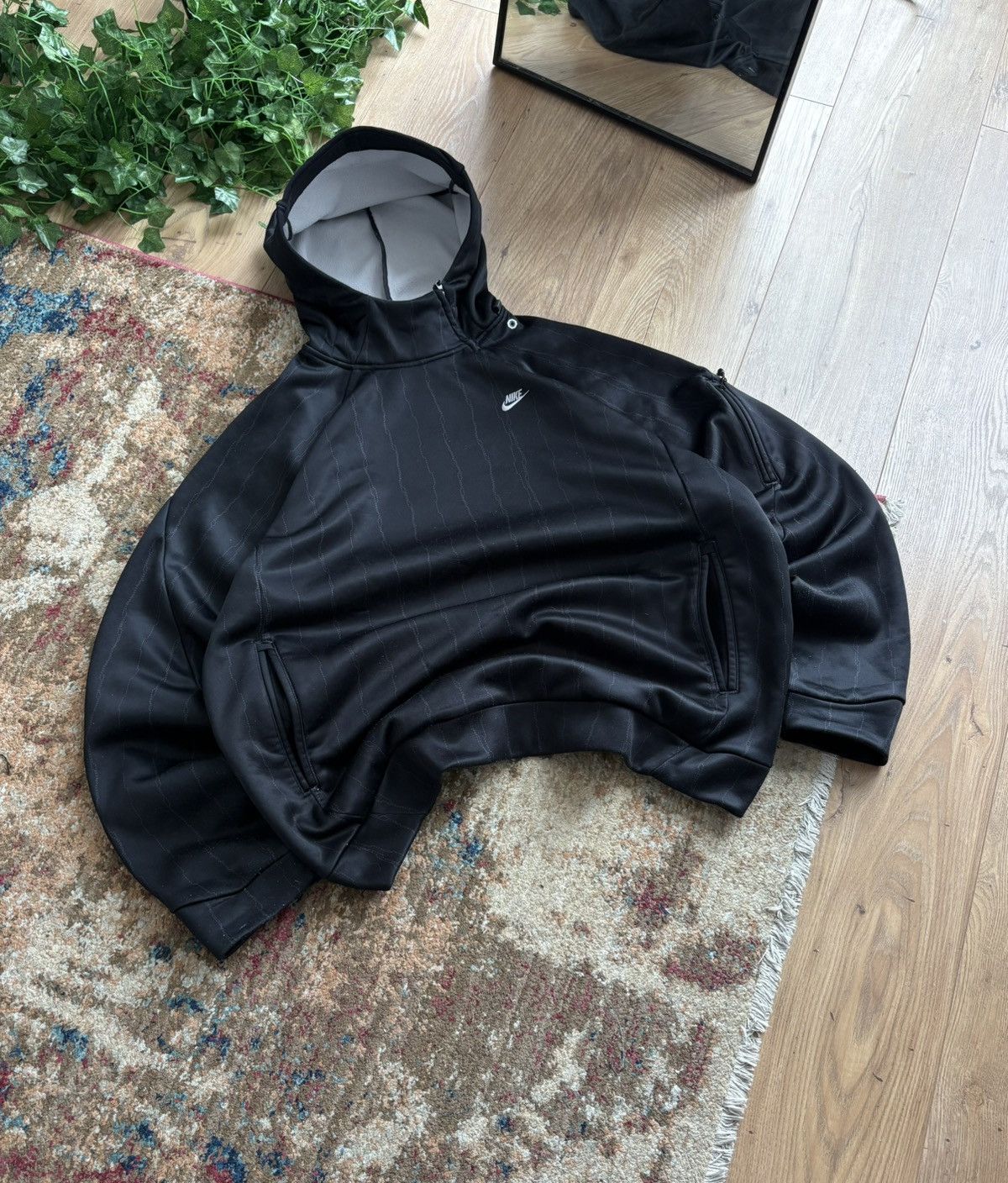 Nike 00s Nike Vintage Oversized Retro Y2K Sport Hoodie Rare Size US XL / EU 56 / 4 - 1 Thumbnail