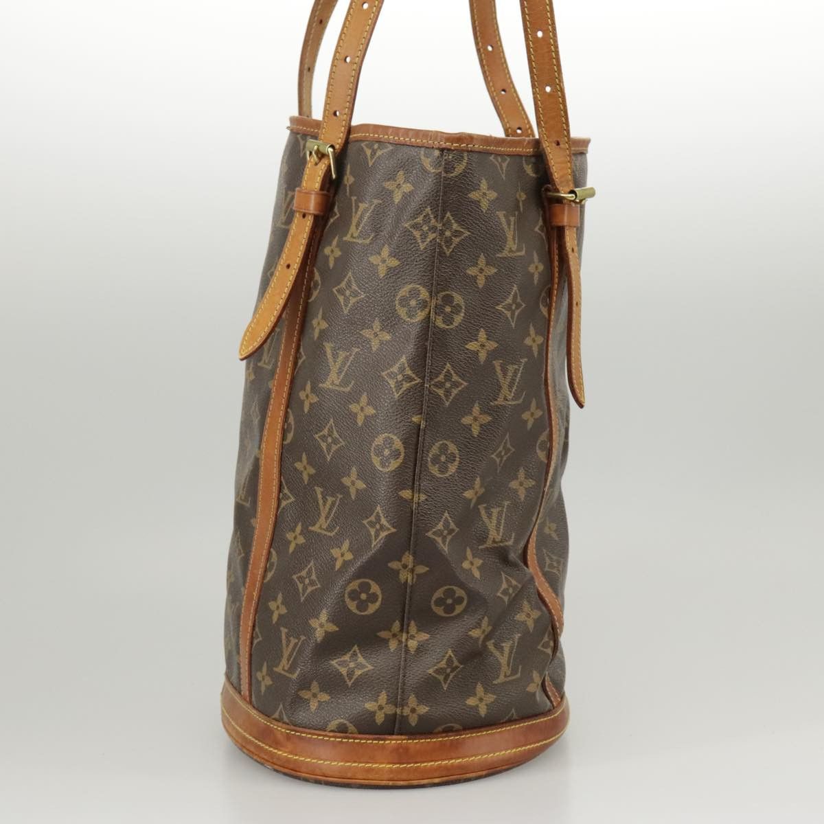 Louis Vuitton LOUIS VUITTON Monogram Bucket GM Shoulder Bag M42236 Size ONE SIZE - 4 Thumbnail
