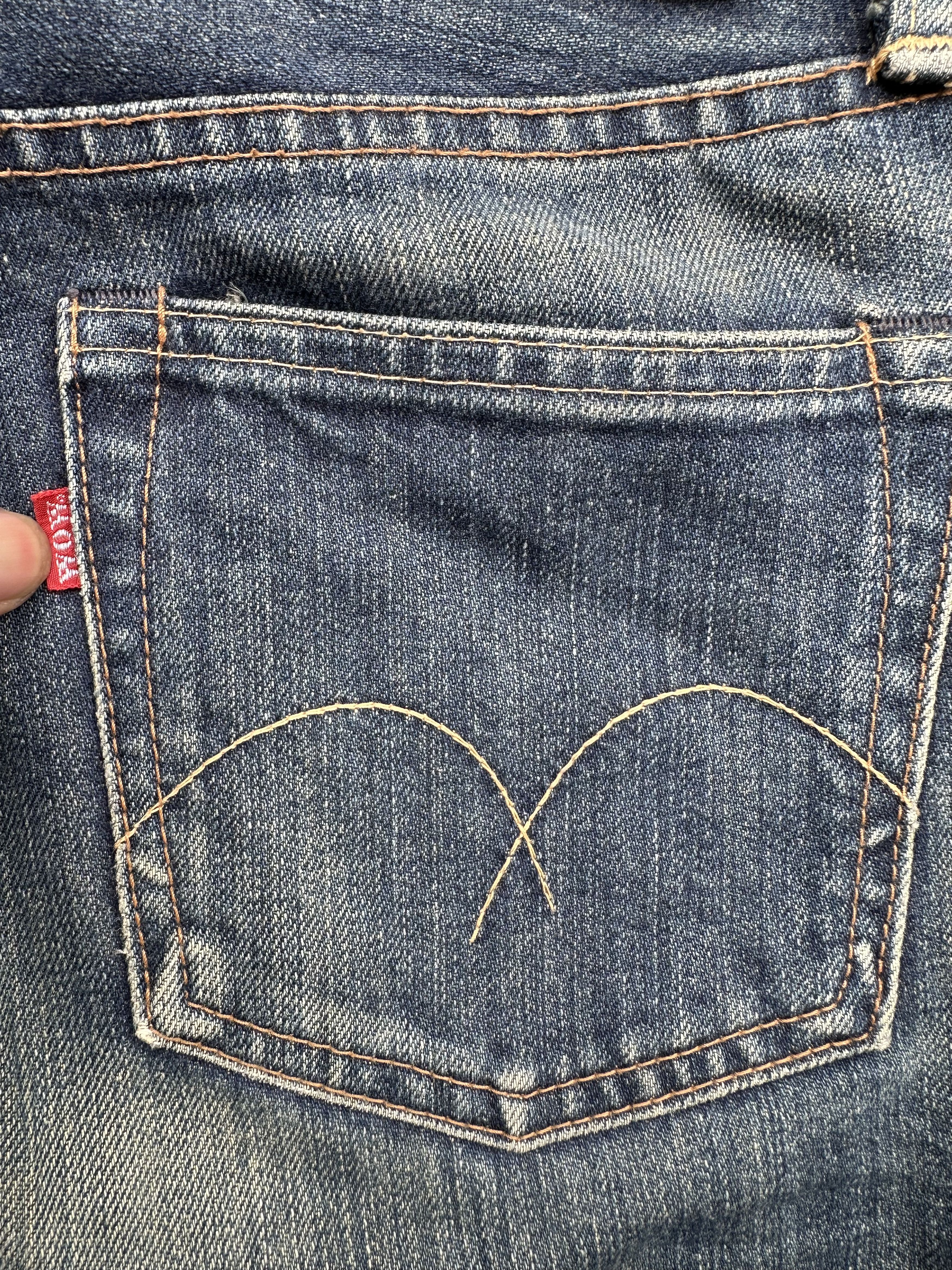 Japanese Brand Japanese Brand Wow Distressed Denim Flare Jeans Size US 28 / EU 44 - 11 Thumbnail