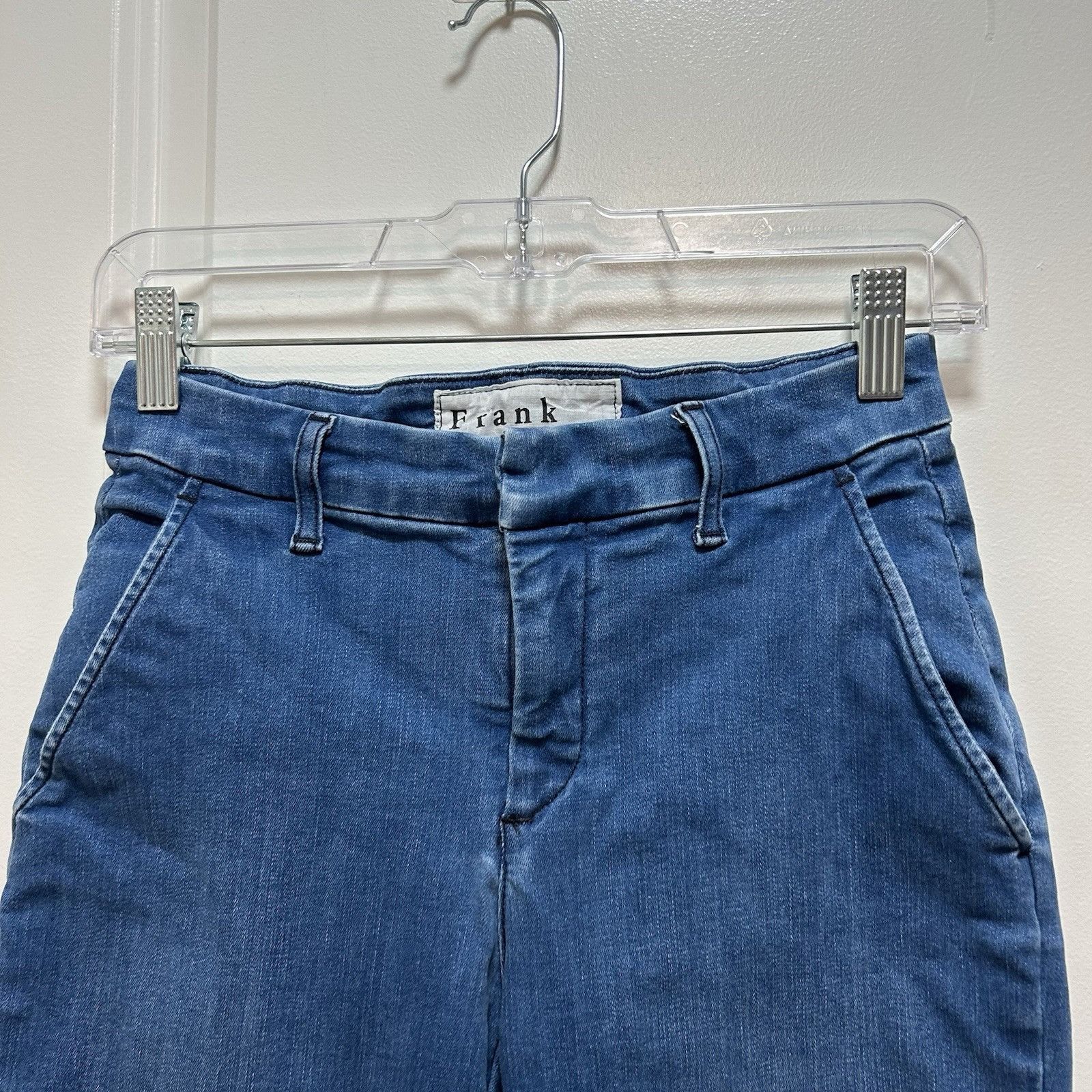Frank & Eileen Frank & Eileen Wicklow Performance Cropped Blue Denim Jeans Size 25" / US 0 / IT 36 - 7 Thumbnail