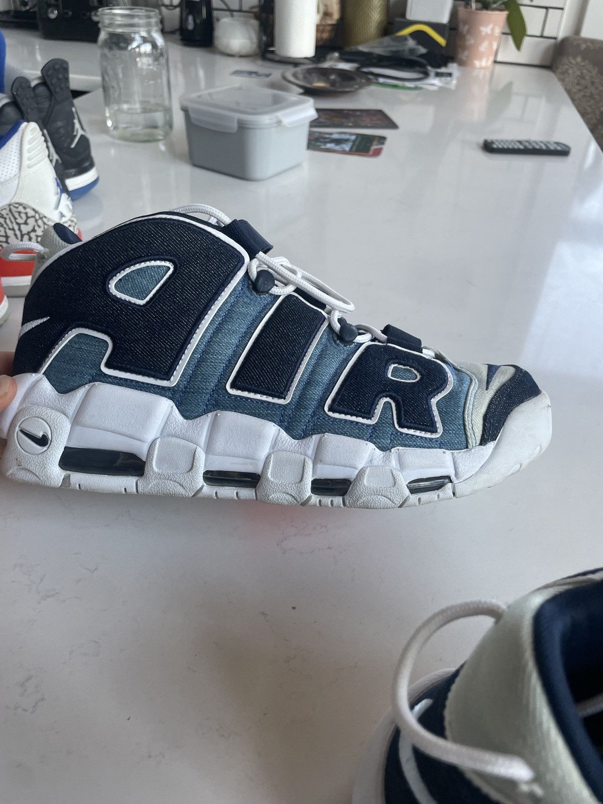 Nike Nike air uptempo denim Size US 10.5 / EU 43-44 - 6 Thumbnail