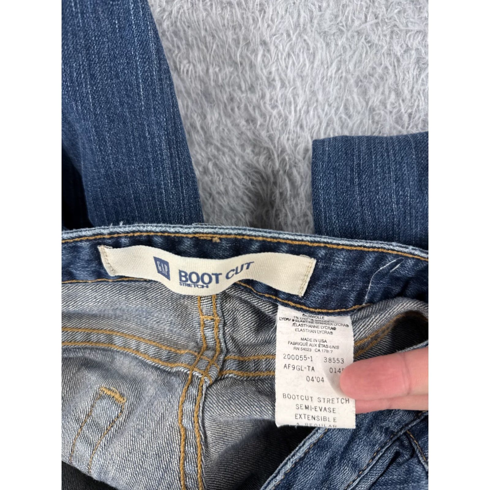 Gap GAP Jeans Womens Bootcut Denim Blue 26x30 4 Regular Inseam 26 Mid Rise Cotton Blend 5-Pocket City Style Size 27" / US 4 / IT 40 - 6 Thumbnail