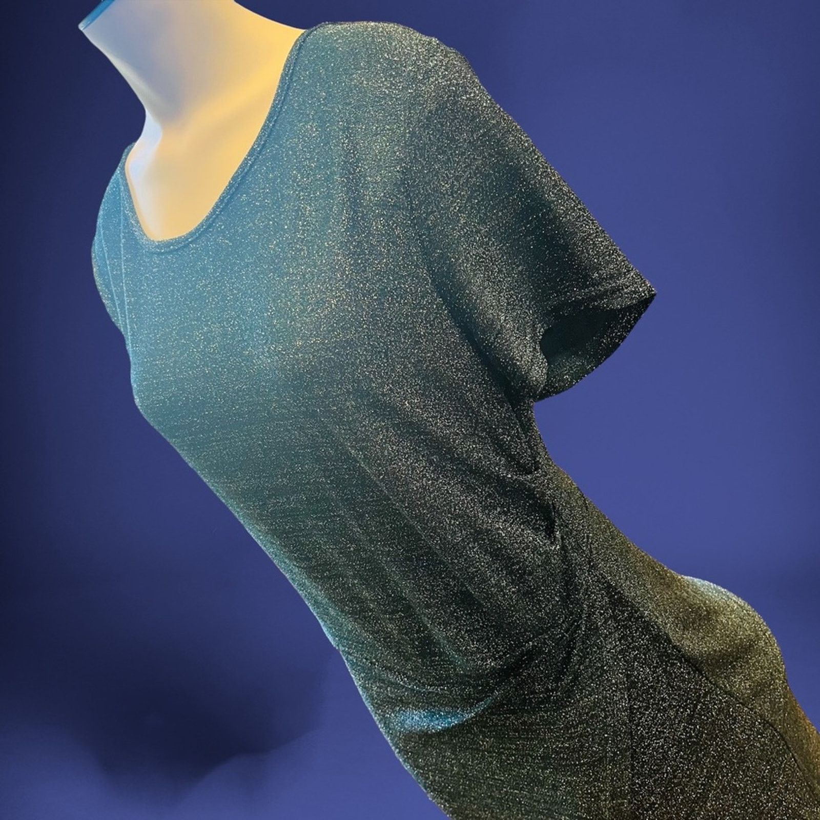Other Shein Curve Dress Plus Size 0XL Glittery Shimmer Maxi Sparkl Size XXL / US 16-18 / IT 52-54 - 4 Thumbnail