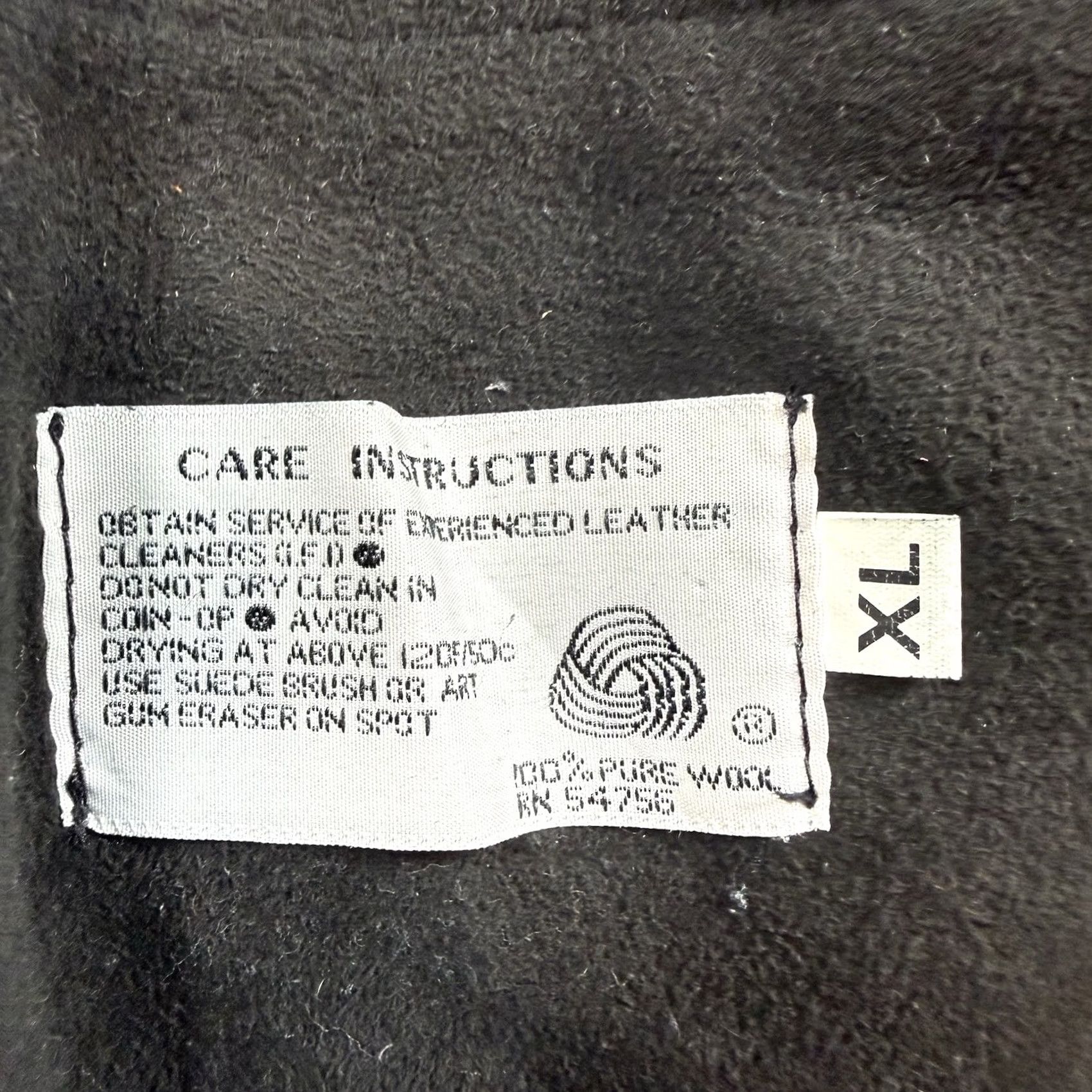 Vintage VINTAGE Sawyer of Napa Coat Mens XL Suede Button Wool Lined Black Overcoat Size US XL / EU 56 / 4 - 4 Thumbnail