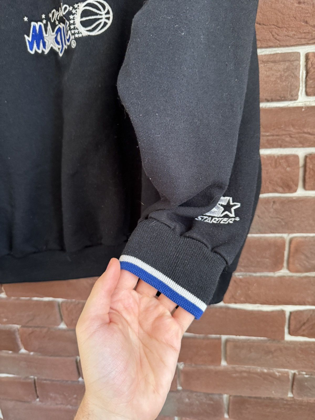 Starter Vintage 90s Starter NBA Orlando Magic L Black Sweatshirt Size US L / EU 52-54 / 3 - 11 Thumbnail
