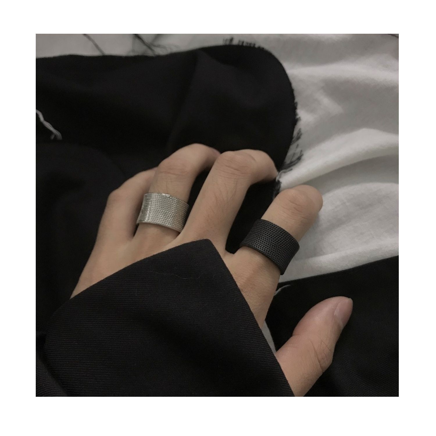 Jewelry Future Jewelry Rings Open Size Chrome Ring (Size 7-13) Size ONE SIZE - 4 Thumbnail