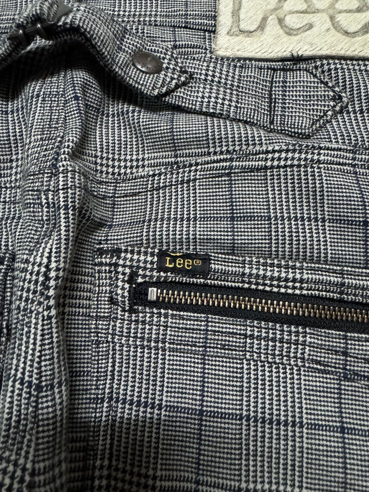 Lee RARE VINTAGE LEE COWBOY TARTAN ZIPPER CARGO BUCKLE BACK Size US 29 - 16 Thumbnail