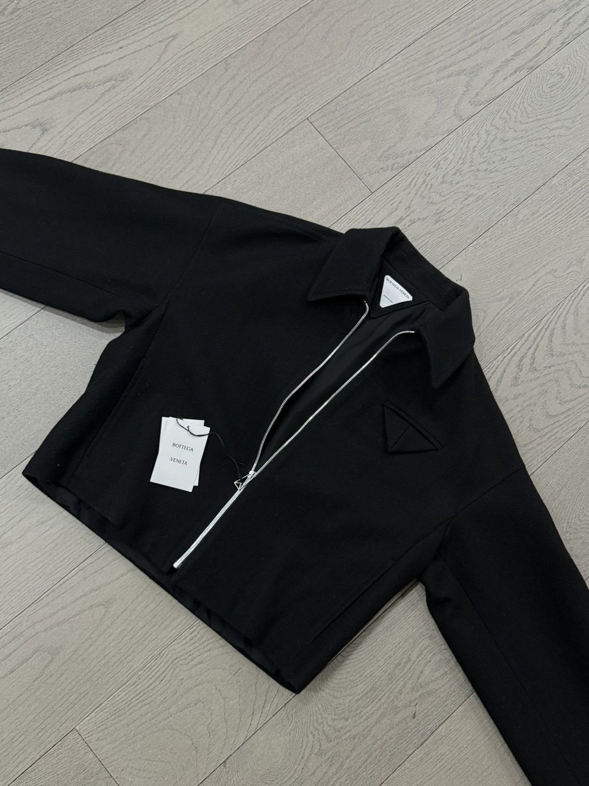 ジャケット・アウター BOTTEGA VENETA FW20 / Wool Blouson Bottega Veneta FW20 Black Twill Crop Wool Bomber Jacket | eBay