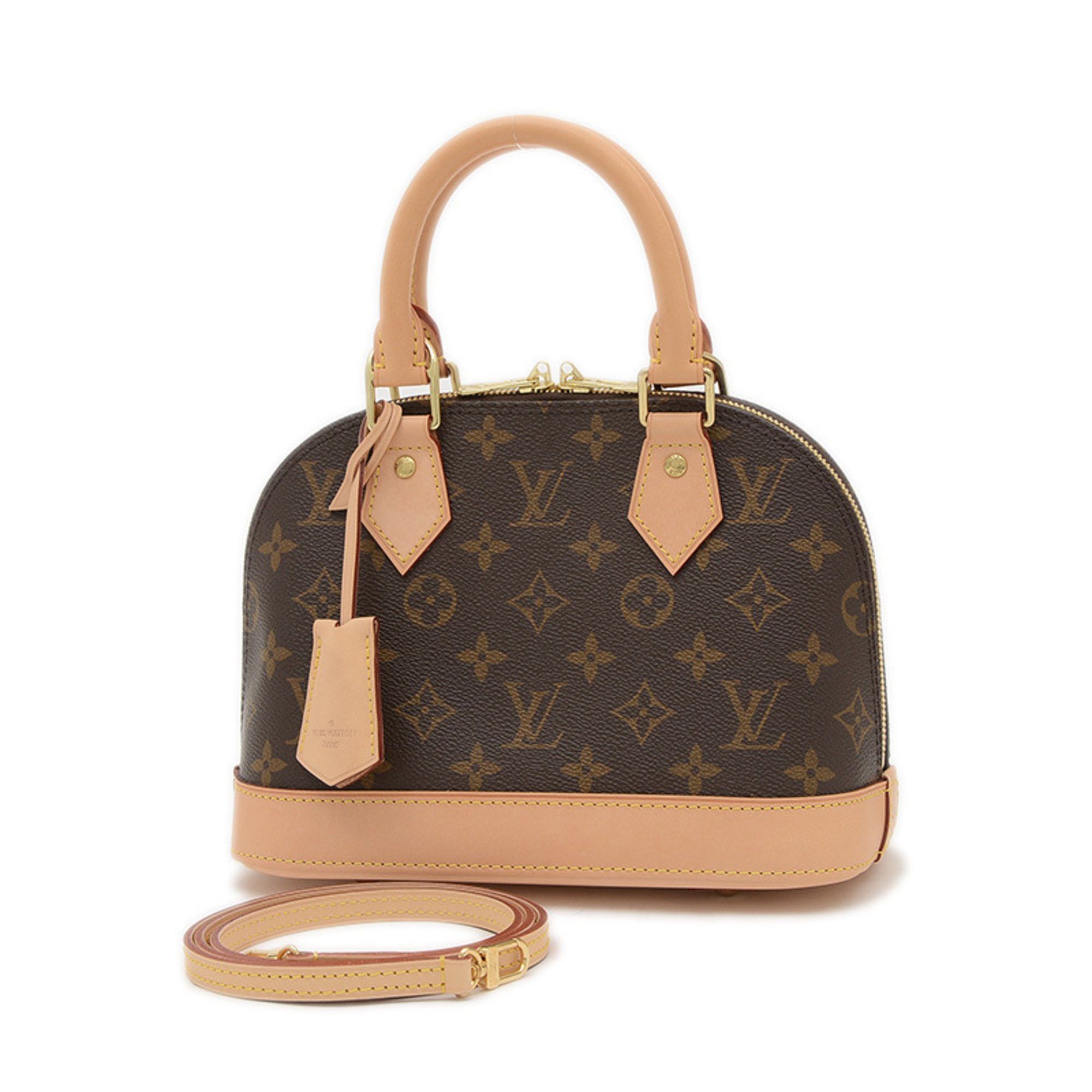 Louis Vuitton Monogram Alma Bb Shoulder Bag 2Way M46990, Women's