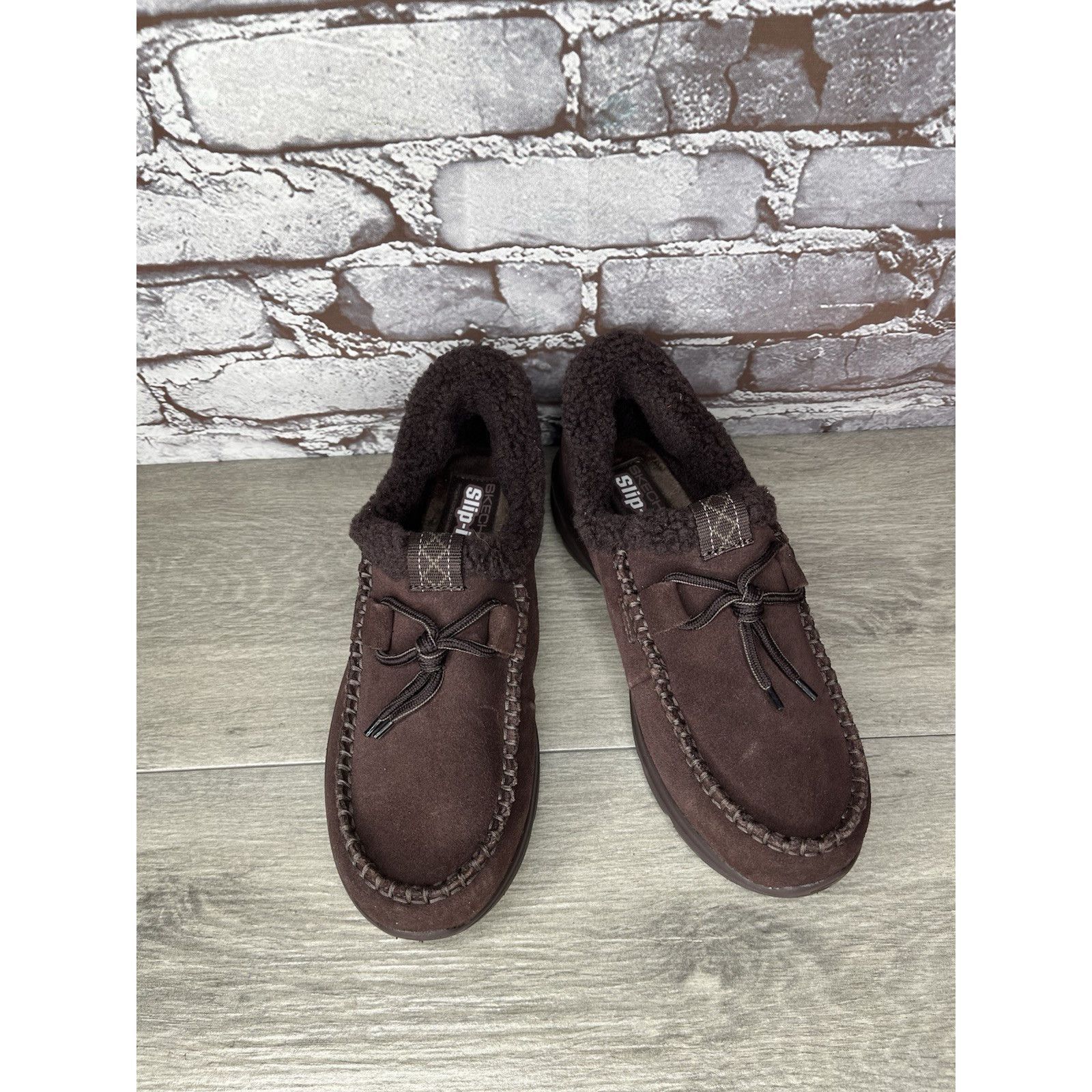 SKECHERS Skechers Glacial Ultra Millie Brown Suede Slip On Comfort Sh Size US 7.5 / IT 37.5 - 6 Thumbnail